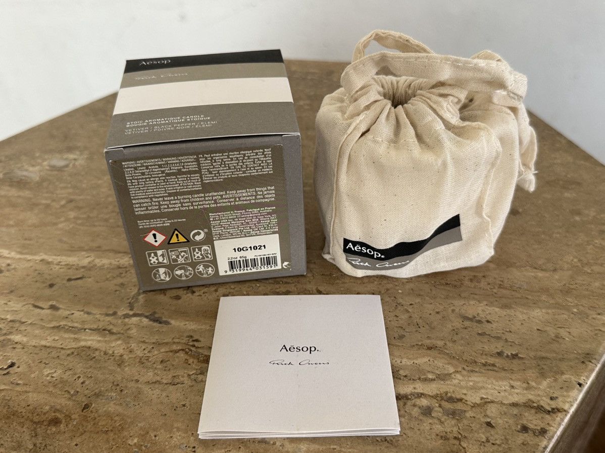 Rick Owens x Aesop Stoic 65g Candle -i