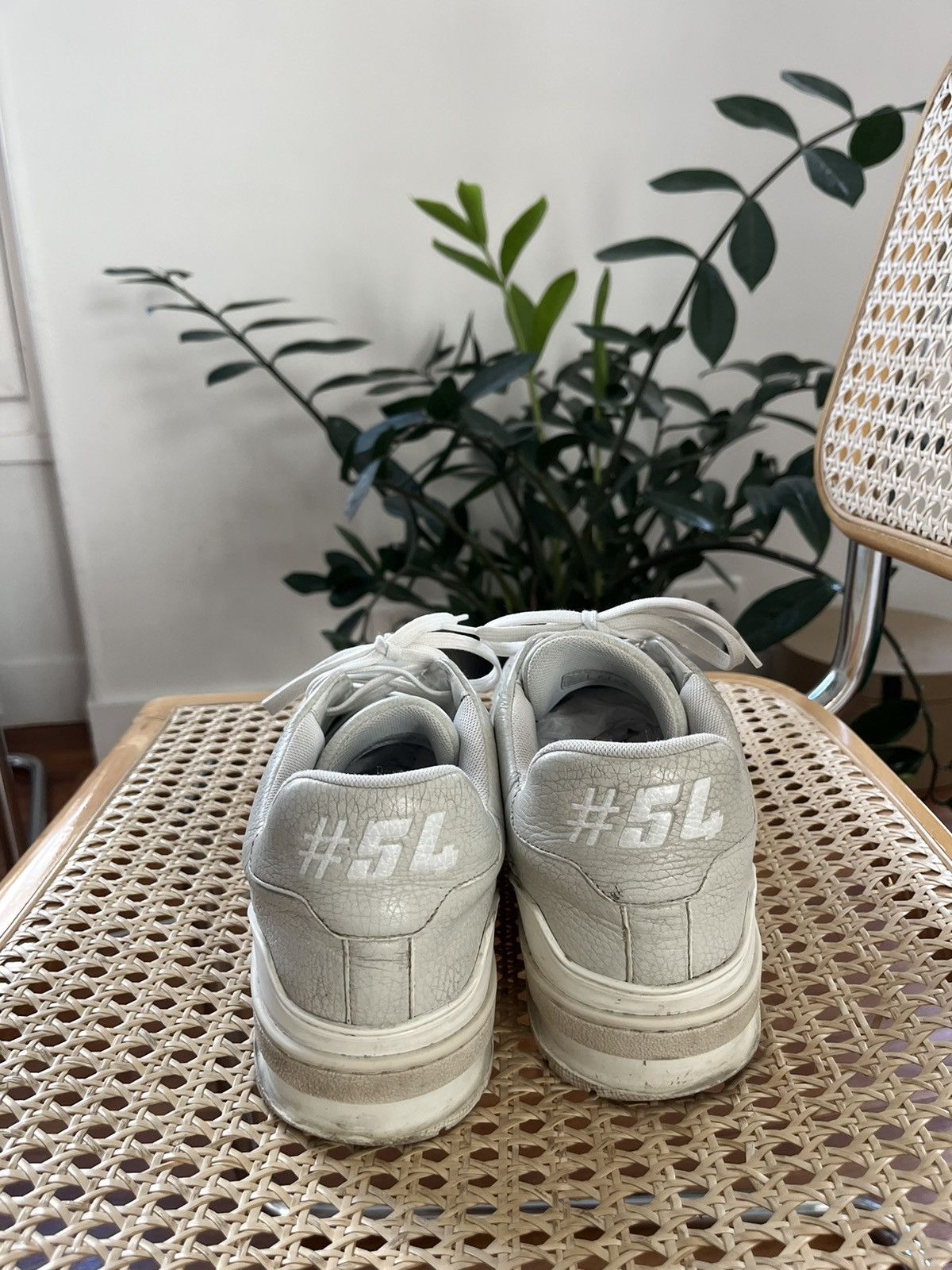Louis Vuitton × Virgil Abloh Louis Vuitton Trainer Cloud white Orange Size US 9 / EU 42 - 4 Thumbnail