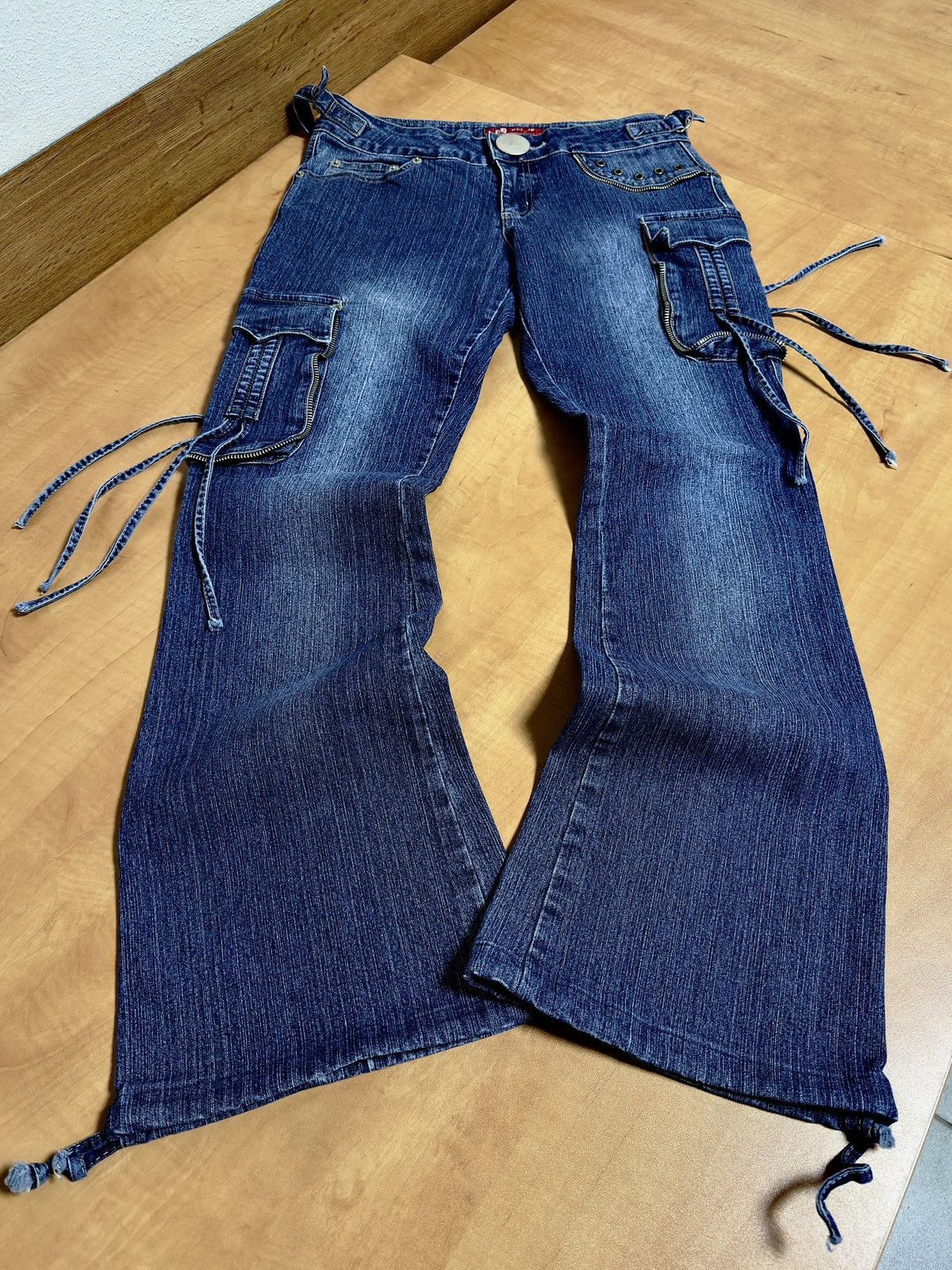 If Six Was Nine × Japanese Brand × Le Grande Bleu (L.G.B.) Vintage Japanese Bootcut Bandage Flare Jeans Size US 29 - 1 Thumbnail