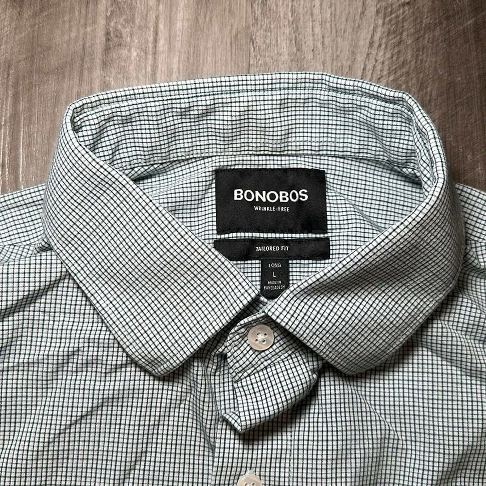 Bonobos Bonobos Checkered Wrinkle Free Tailored Fit - Large Long Size US L / EU 52-54 / 3 - 5 Thumbnail