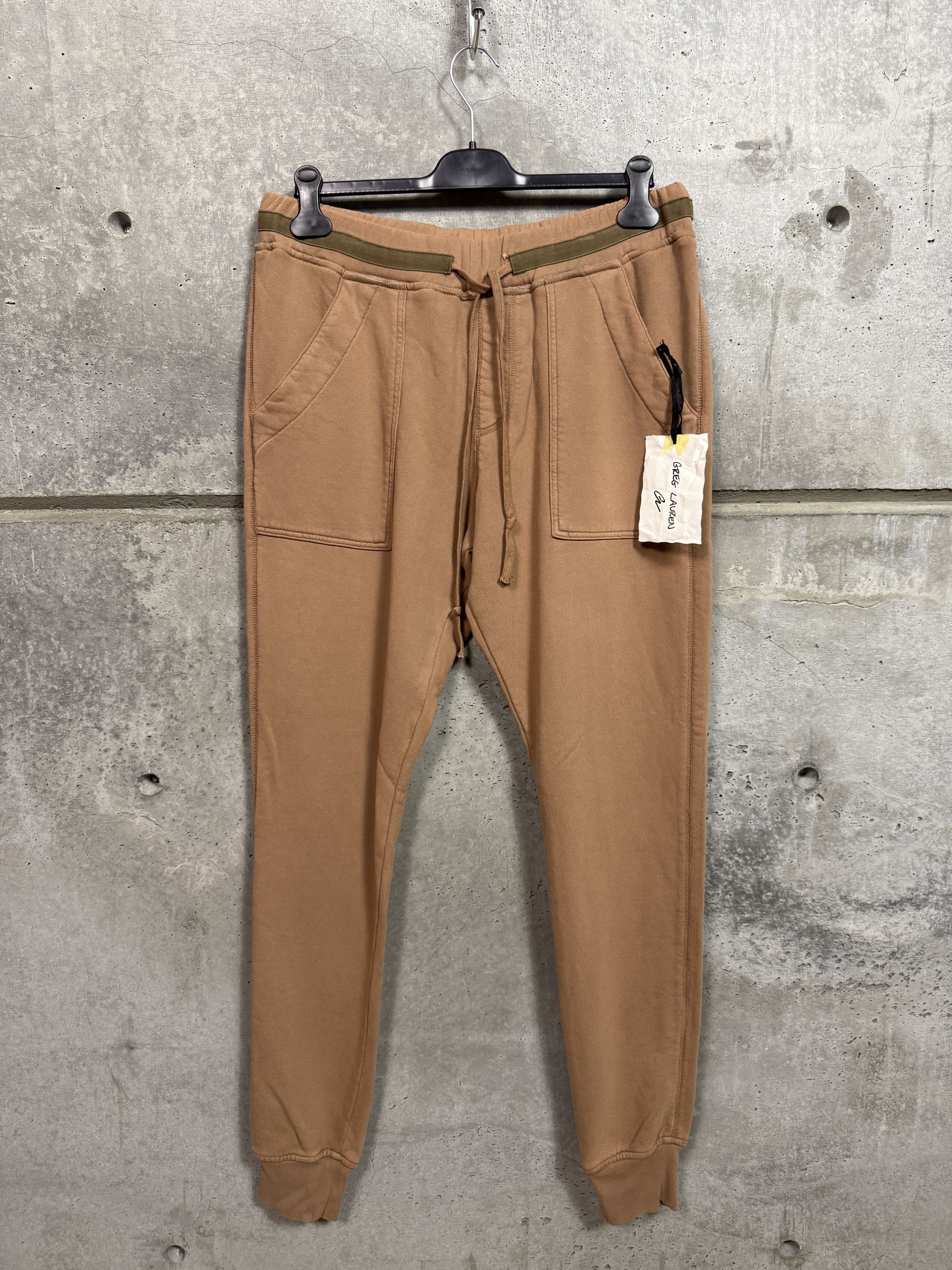 Greg Lauren $1250 Greg Lauren Coco Basic Cotton "Cargo" Sweatpants Size US 34 / EU 50 - 6 Thumbnail