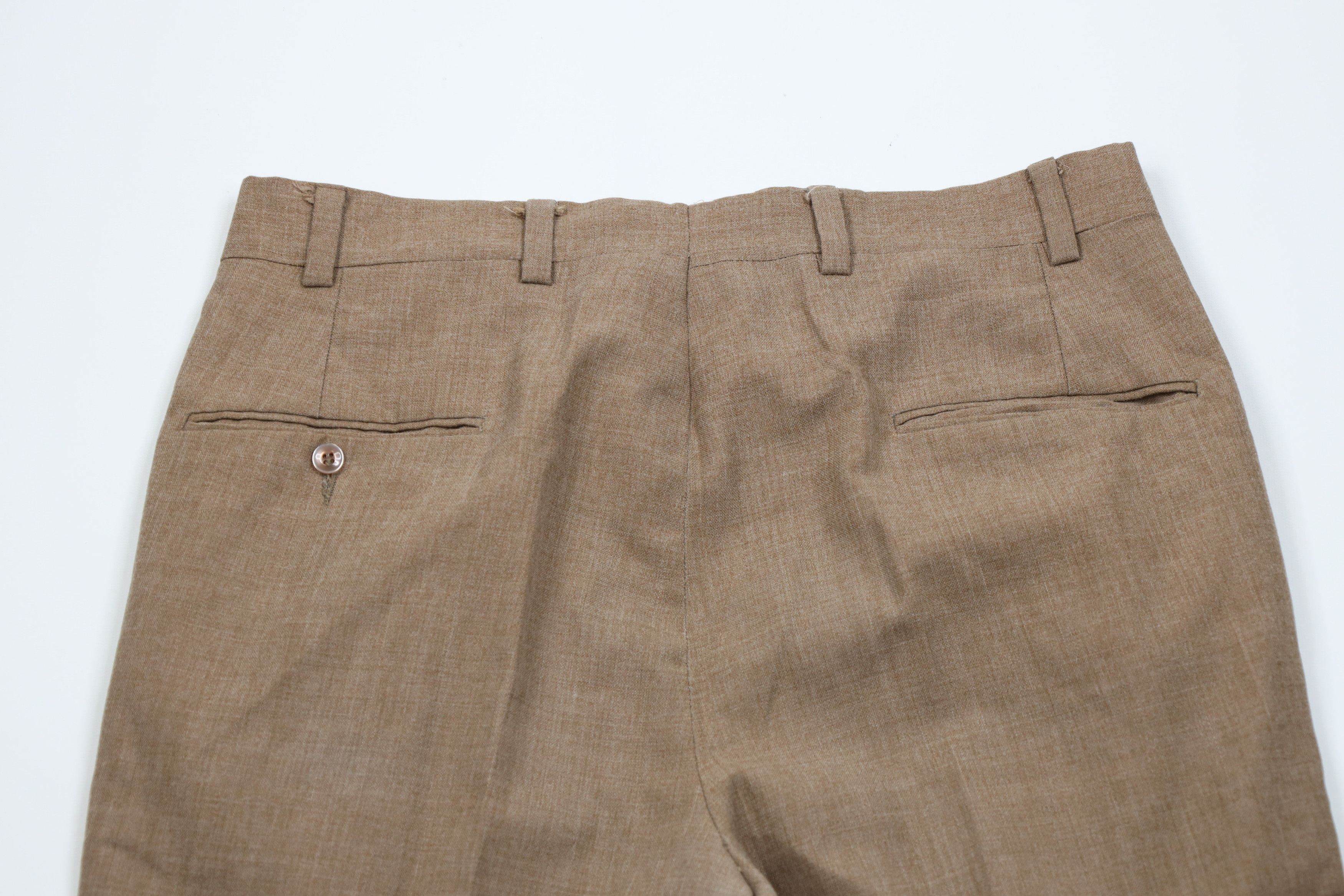 Vintage Vintage 60s 70s Streetwear Wool Blend Wide Leg Pants Size US 32 / EU 48 - 11 Thumbnail