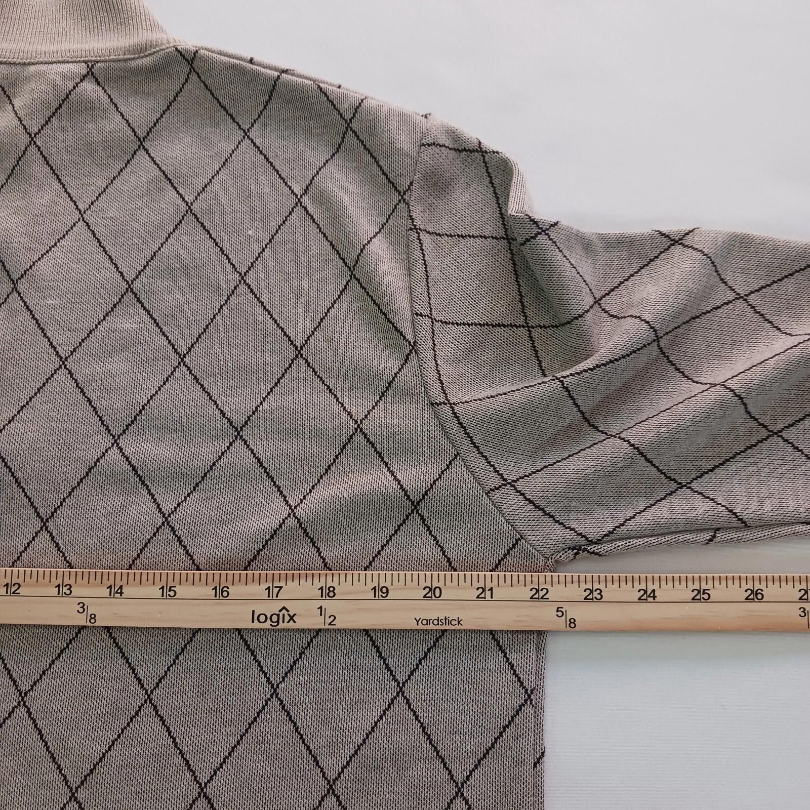Designer Manfinity Men's 1/4 Zip Brown Long Sleeve Collared Shirt XL Size US XL / EU 56 / 4 - 6 Thumbnail