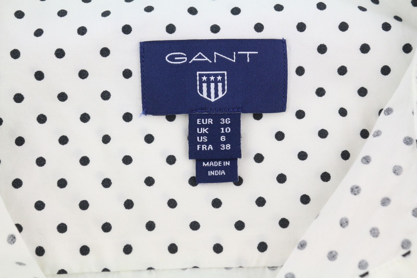 Gant STRETCH BROADCLOTH EU36 White Button-Up Shirt 85105 Size S / US 4 / IT 40 - 6 Thumbnail