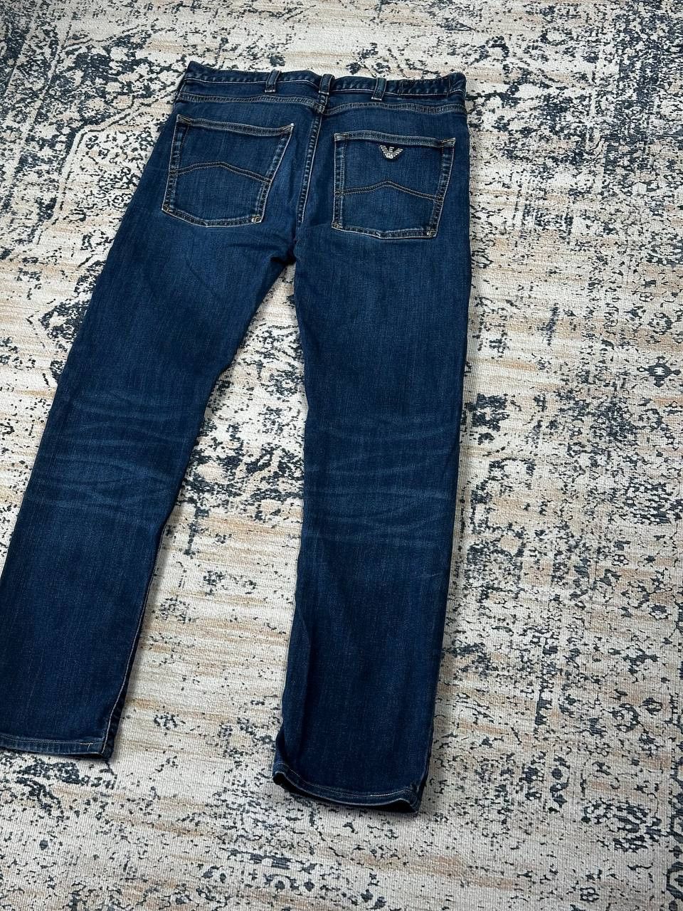 Armani Vintage Armani Jeans Blue Slim Grunge Pants Size US 32 / EU 48 - 1 Thumbnail