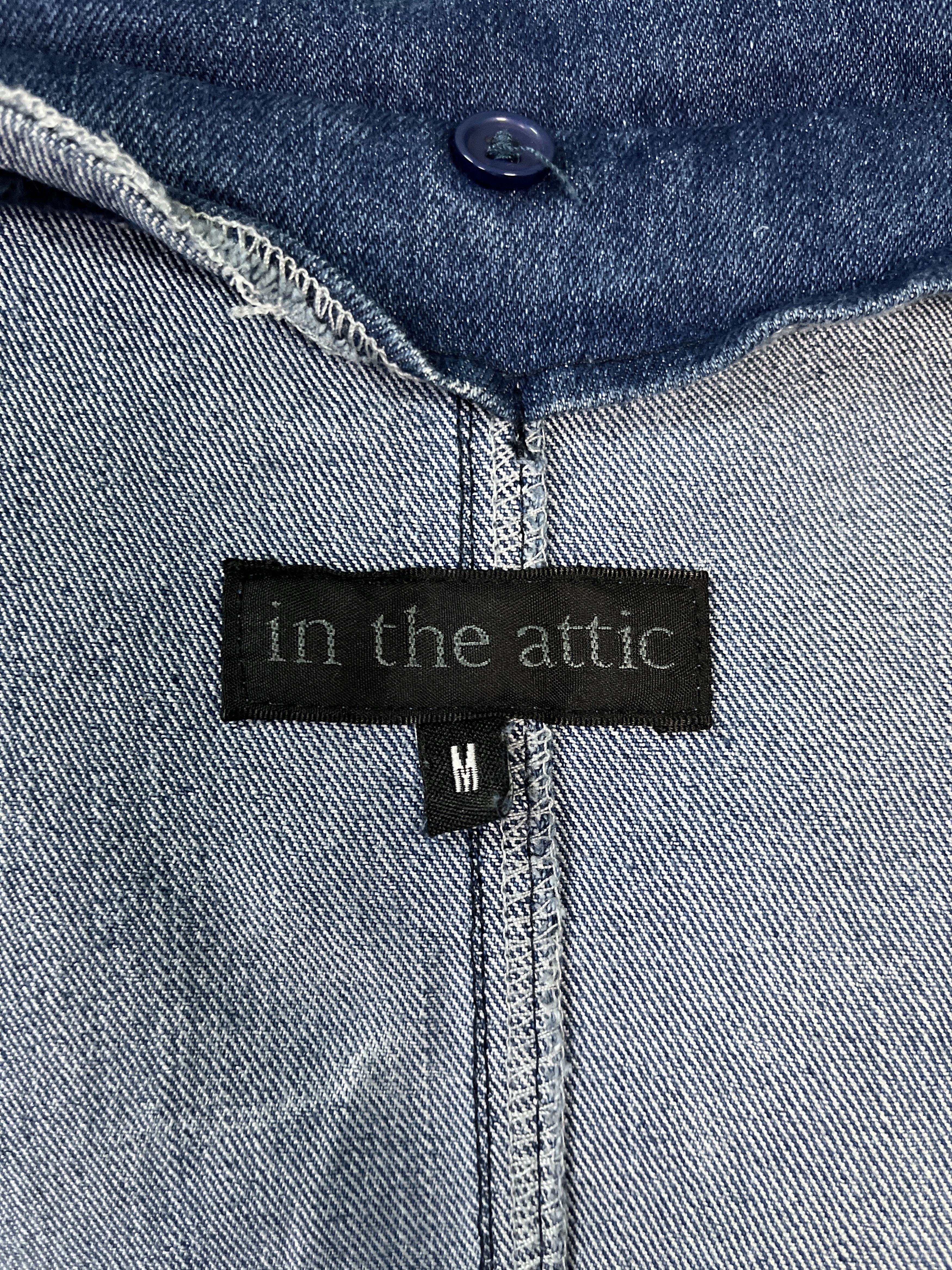 In The Attic In The Attic Stone Washed Denim Fishtail Parka Jacket Size US M / EU 48-50 / 2 - 12 Thumbnail