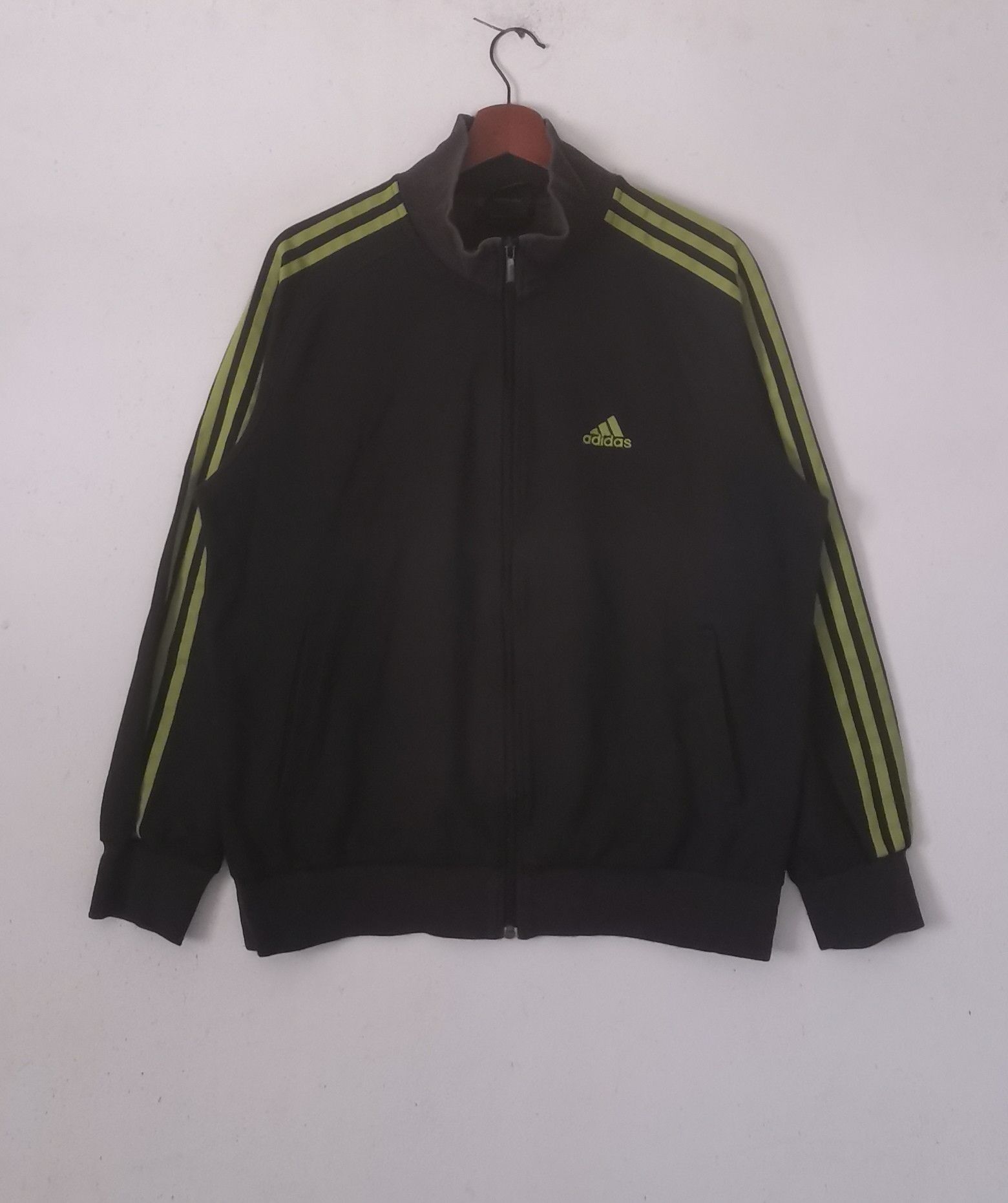 Adidas × Vintage Rare Adidas trektop jacket black colour Size US L / EU 52-54 / 3 - 1 Thumbnail