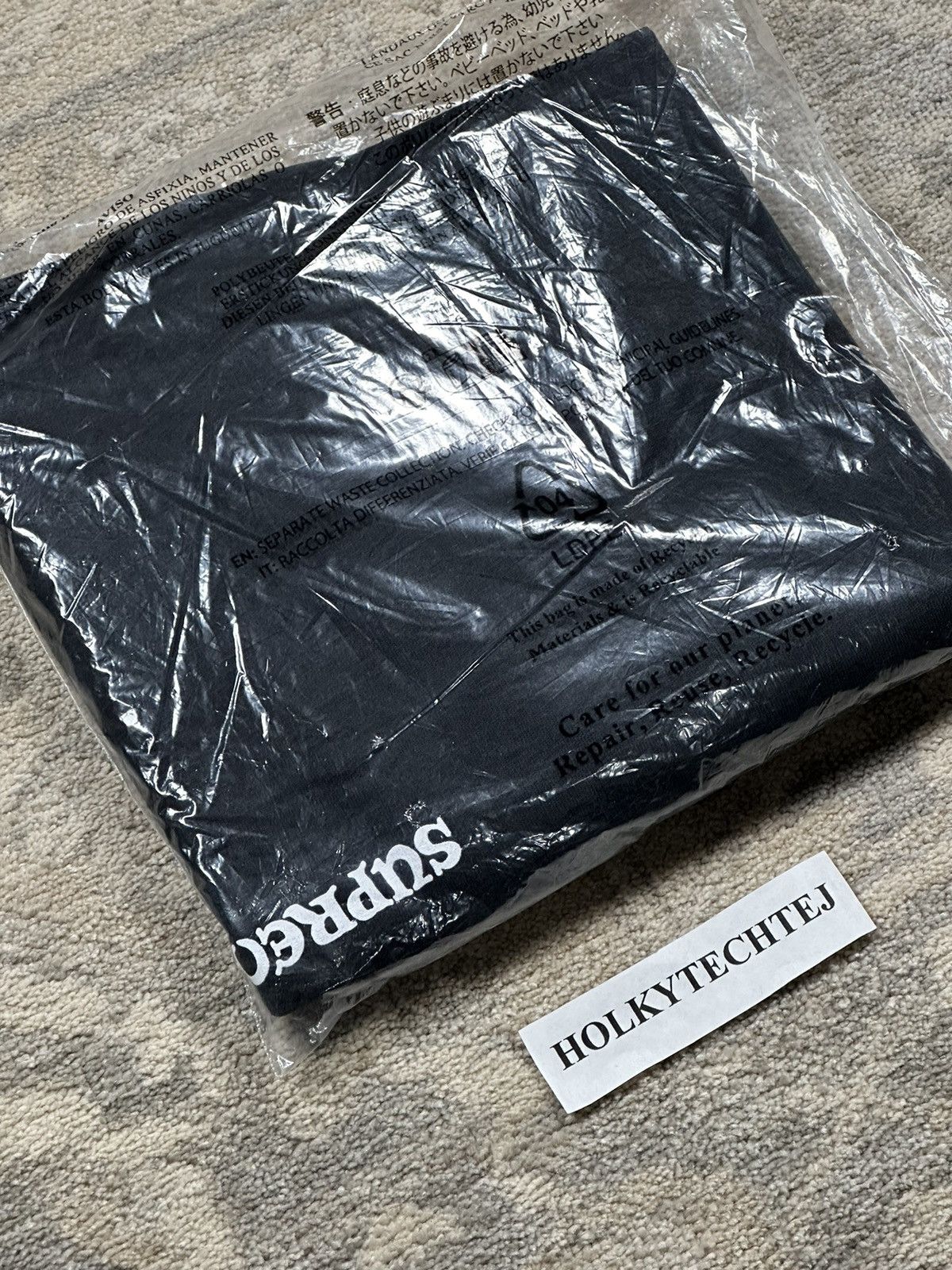Supreme Supreme Worship Tee - Black - L - FW23 | Grailed