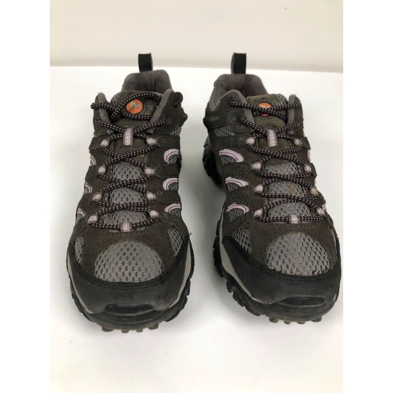 Merrell Merrell Womens Sneaker - All Out Continuum Leather Low Top 9.5 Gray Vibram Sole Hiking Shoes Size US 10 / IT 40 - 2 Thumbnail