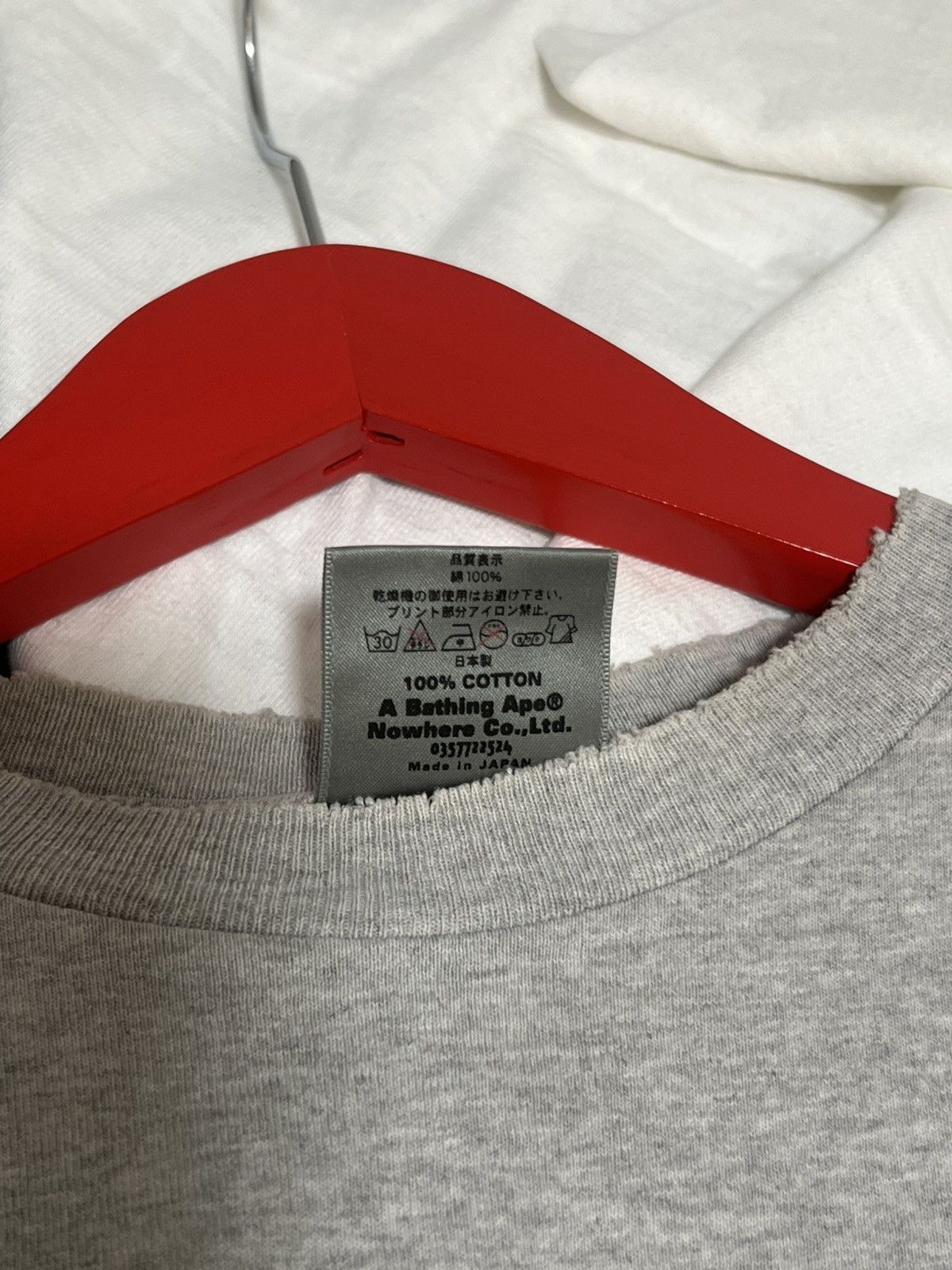 Bape × Kaws Bape x Kaws grey t shirt Size US M / EU 48-50 / 2 - 7 Thumbnail