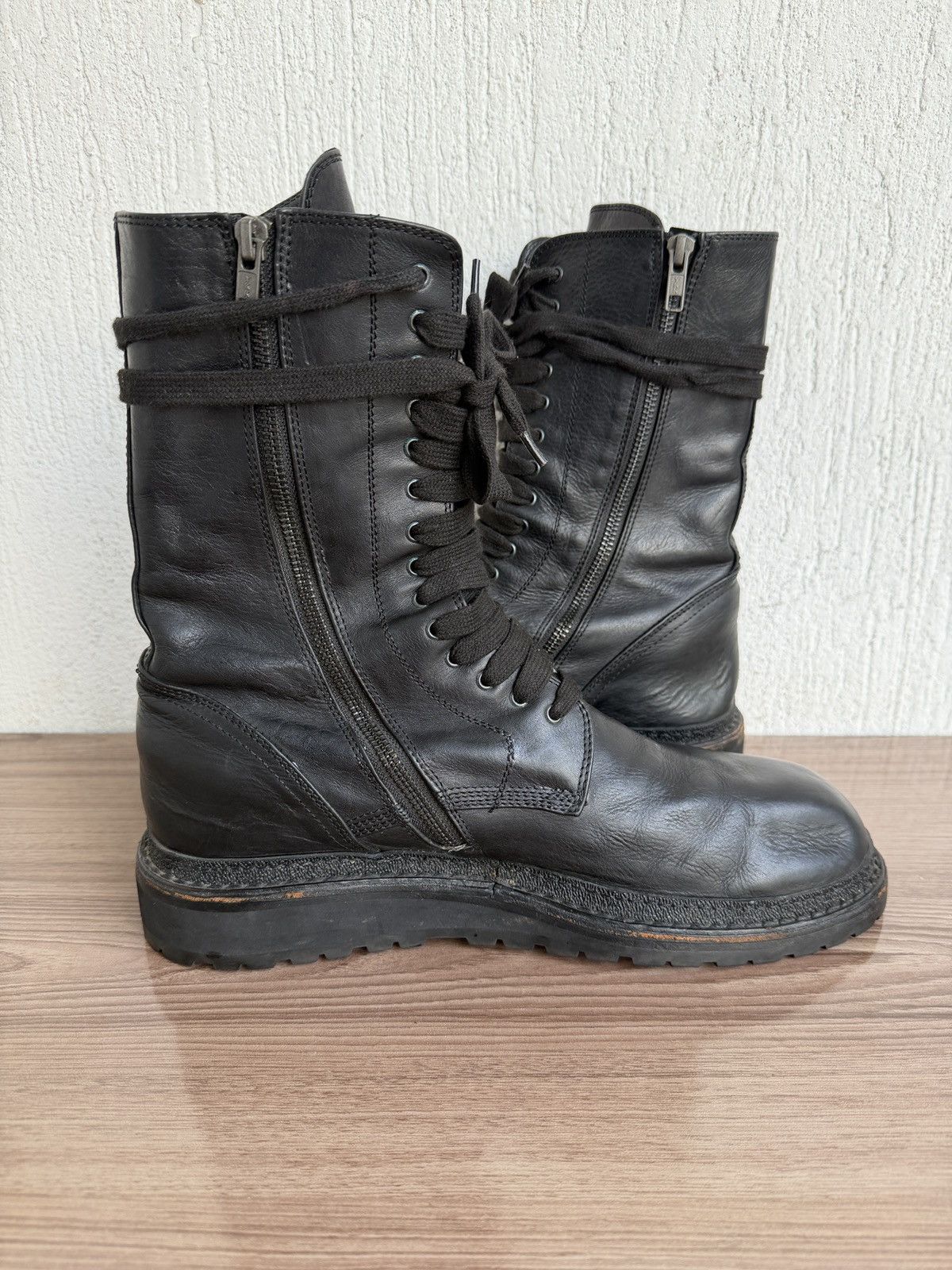 Ann Demeulemeester 🔥rare runaway combat boots Size US 11 / EU 44 - 17 Thumbnail