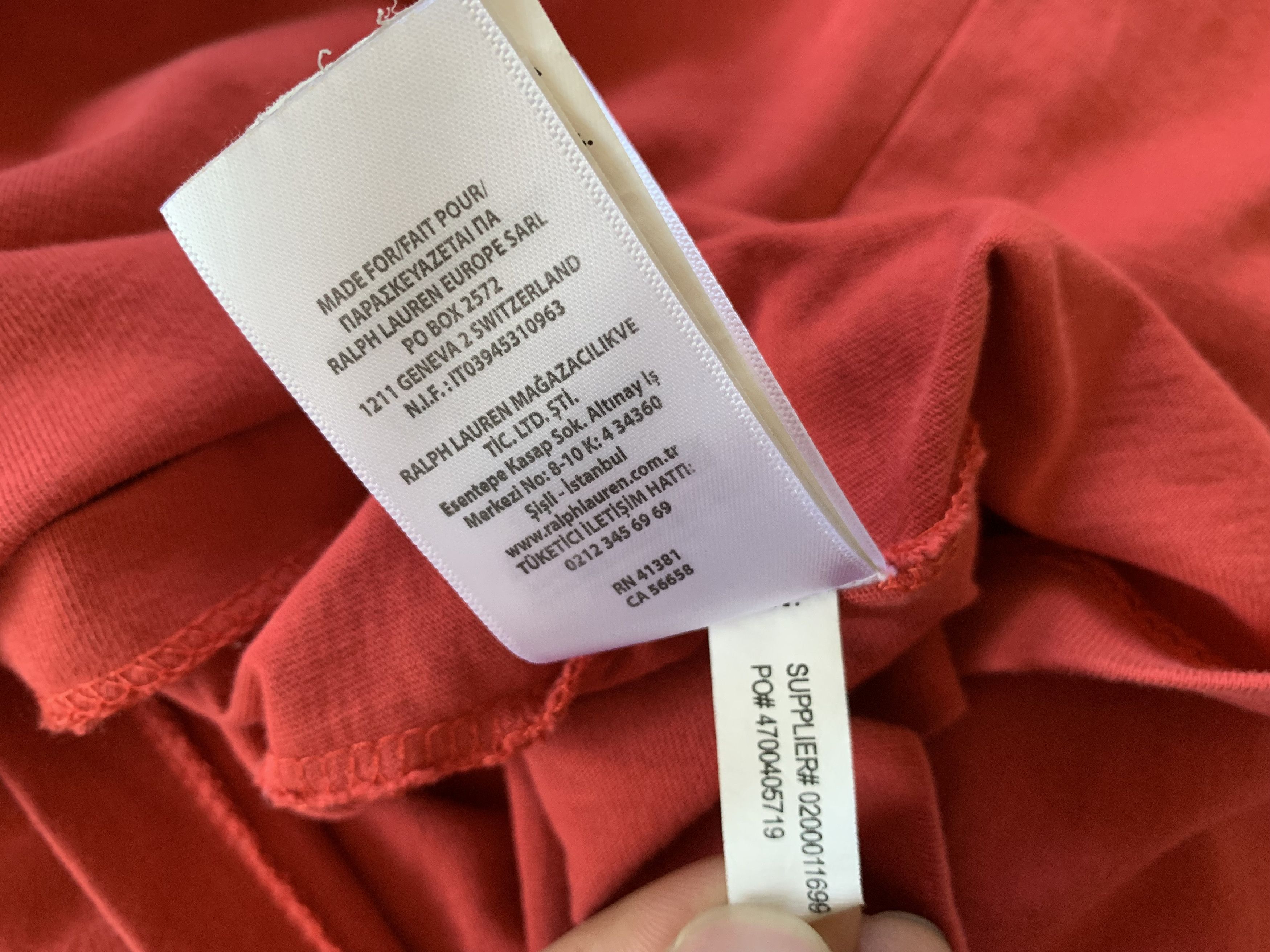 Polo Ralph Lauren × Vintage Polo Ralph Lauren Basic T-Shirt Size US S / EU 44-46 / 1 - 8 Thumbnail