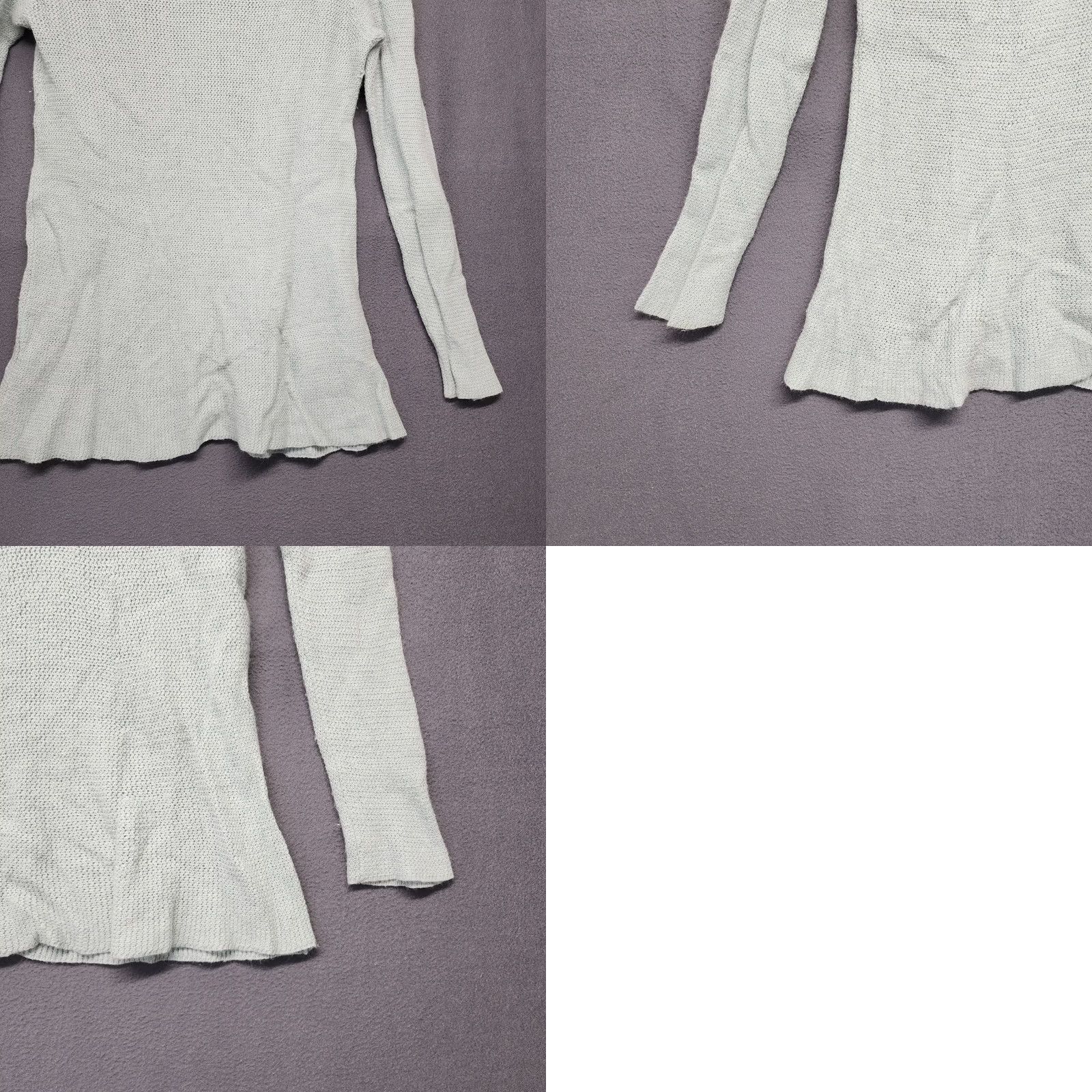 Eileen Fisher VINTAGE Eileen Fisher Sweater Womens Medium Light Blue Wool Angora Cashmere V Neck Pullover Long Sleeve Womens M Blue Angora Cashmere Wool V Neck Size M / US 6-8 / IT 42-44 - 9 Thumbnail