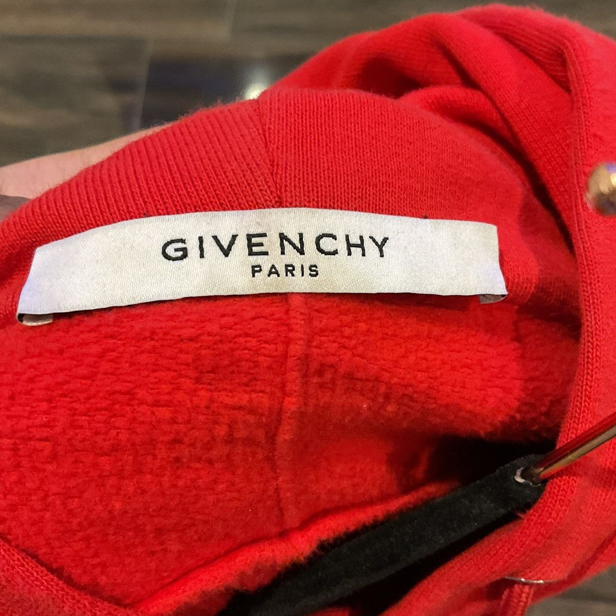 Givenchy Givenchy red distressed hoodie Size US S / EU 44-46 / 1 - 3 Thumbnail