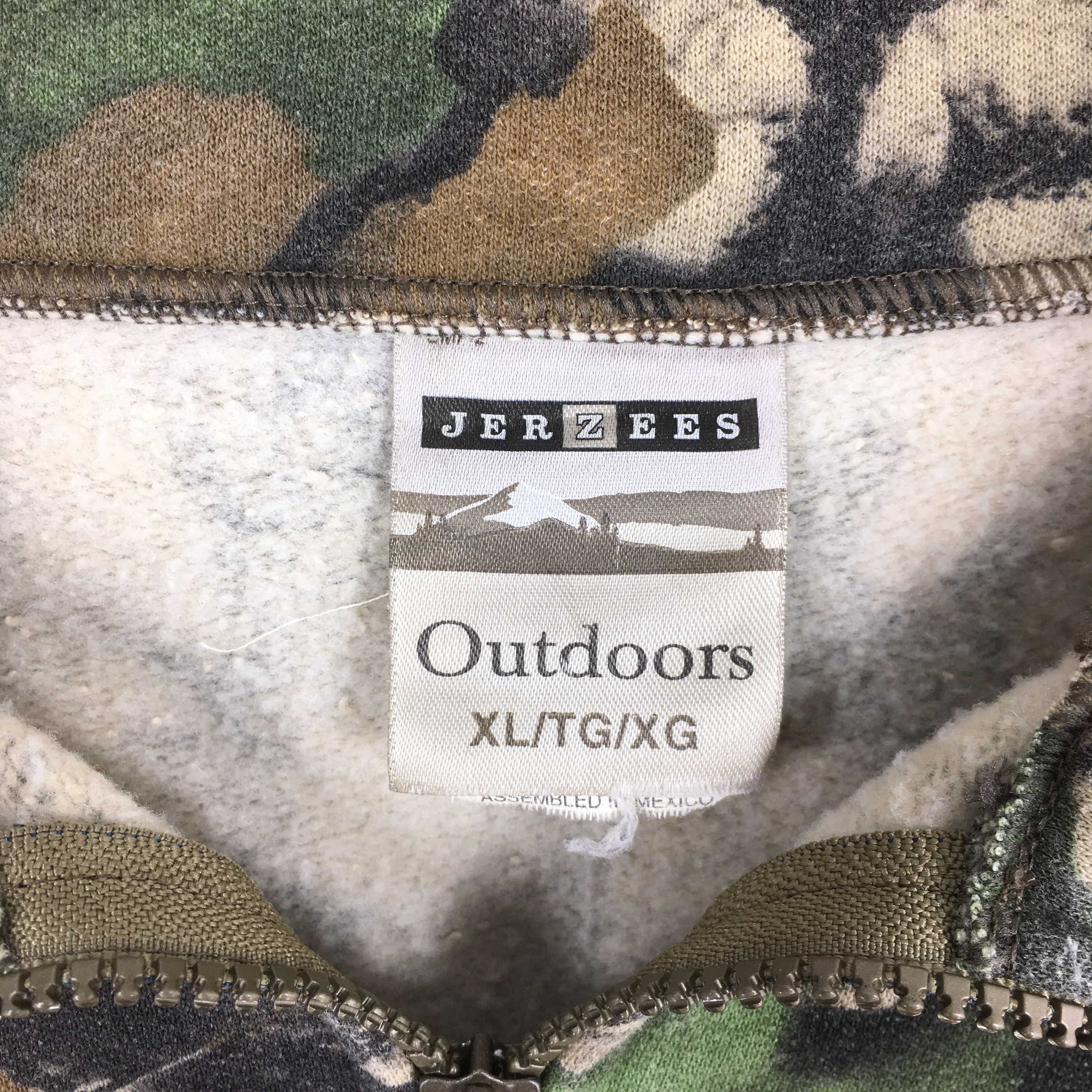 Jerzees Vintage 90s Jerzees Mossy Oak Camo Sweatshirt XLarge Size US XL / EU 56 / 4 - 6 Thumbnail