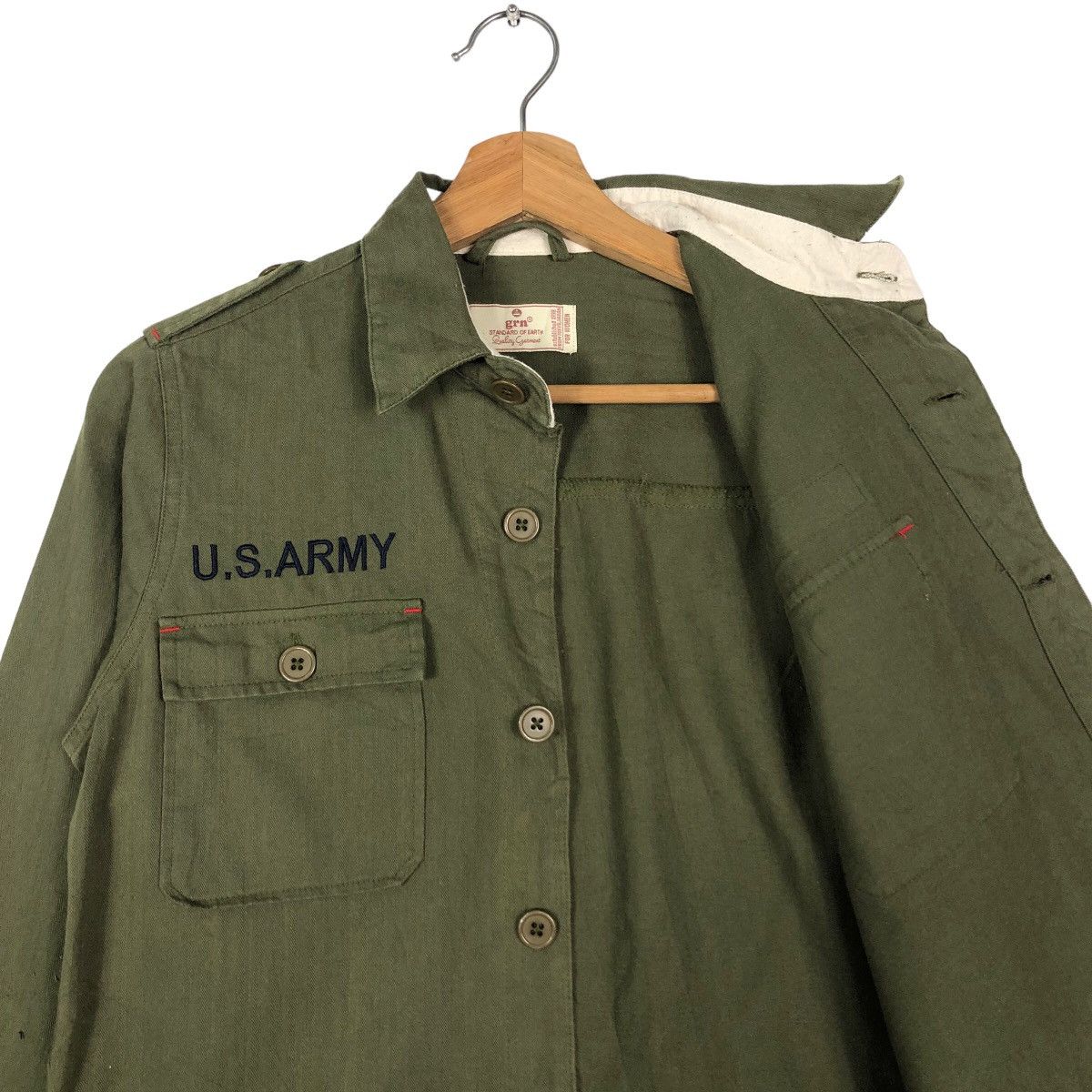 Japanese Brand 🔥Military Jacket Grn Japan For Women Inspire Kapital Size US M / EU 48-50 / 2 - 12 Thumbnail