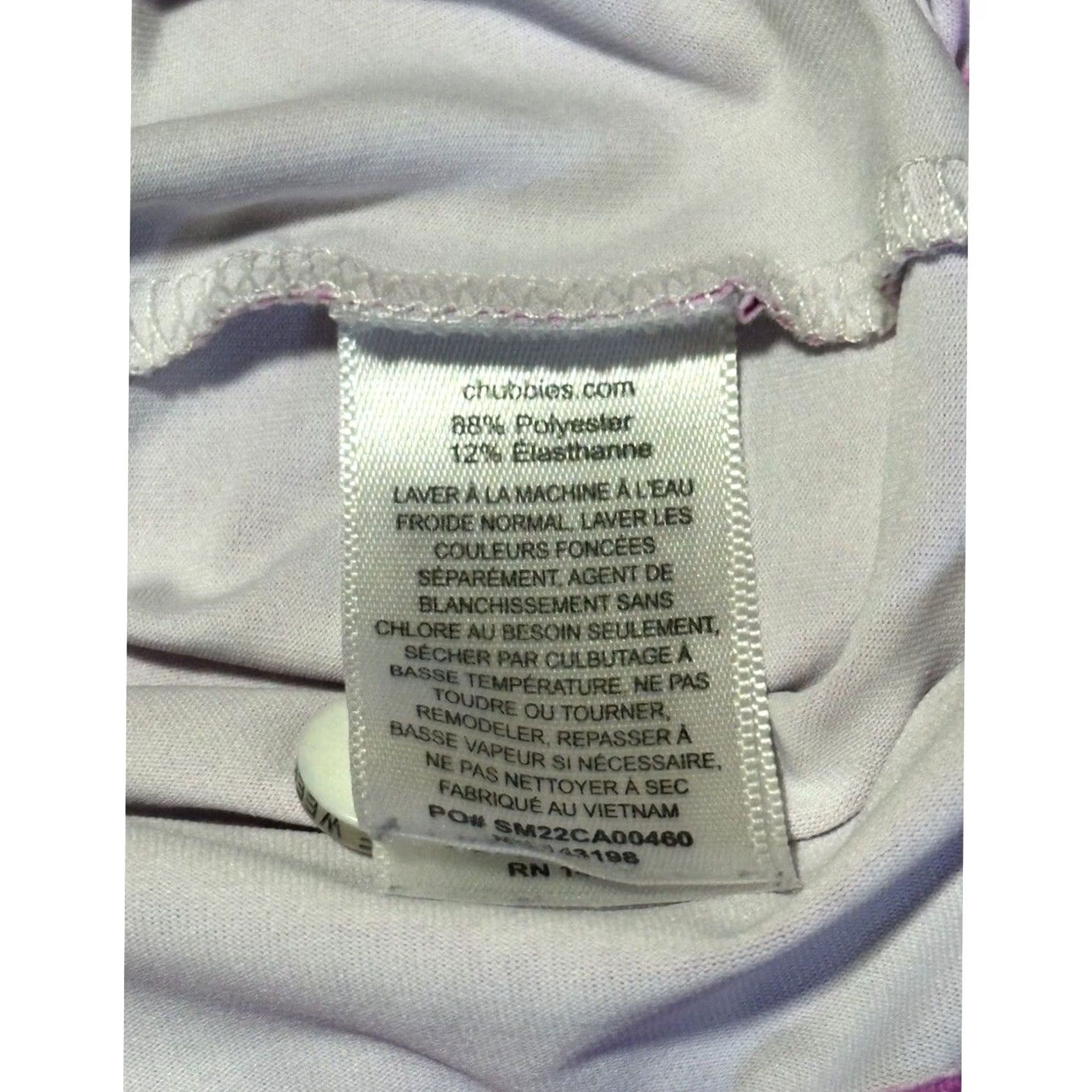 Chubbies Chubbies Polo Shirt Mens L Pink Performance Stretch Golf Casual Palm Trees Size US L / EU 52-54 / 3 - 7 Thumbnail
