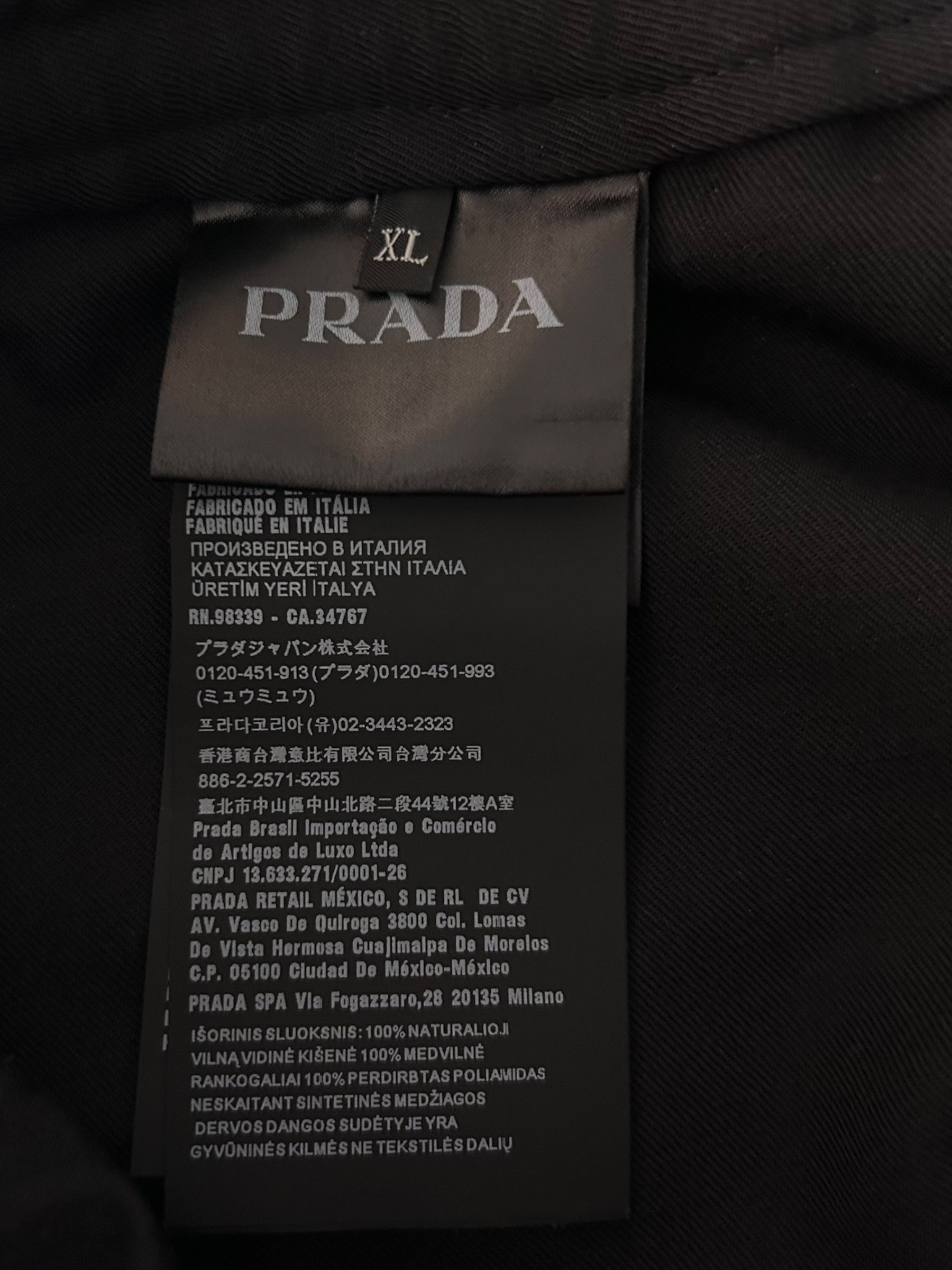 Prada Prada Black Triangle Logo Cargo Pants Size US 36 / EU 52 - 3 Thumbnail