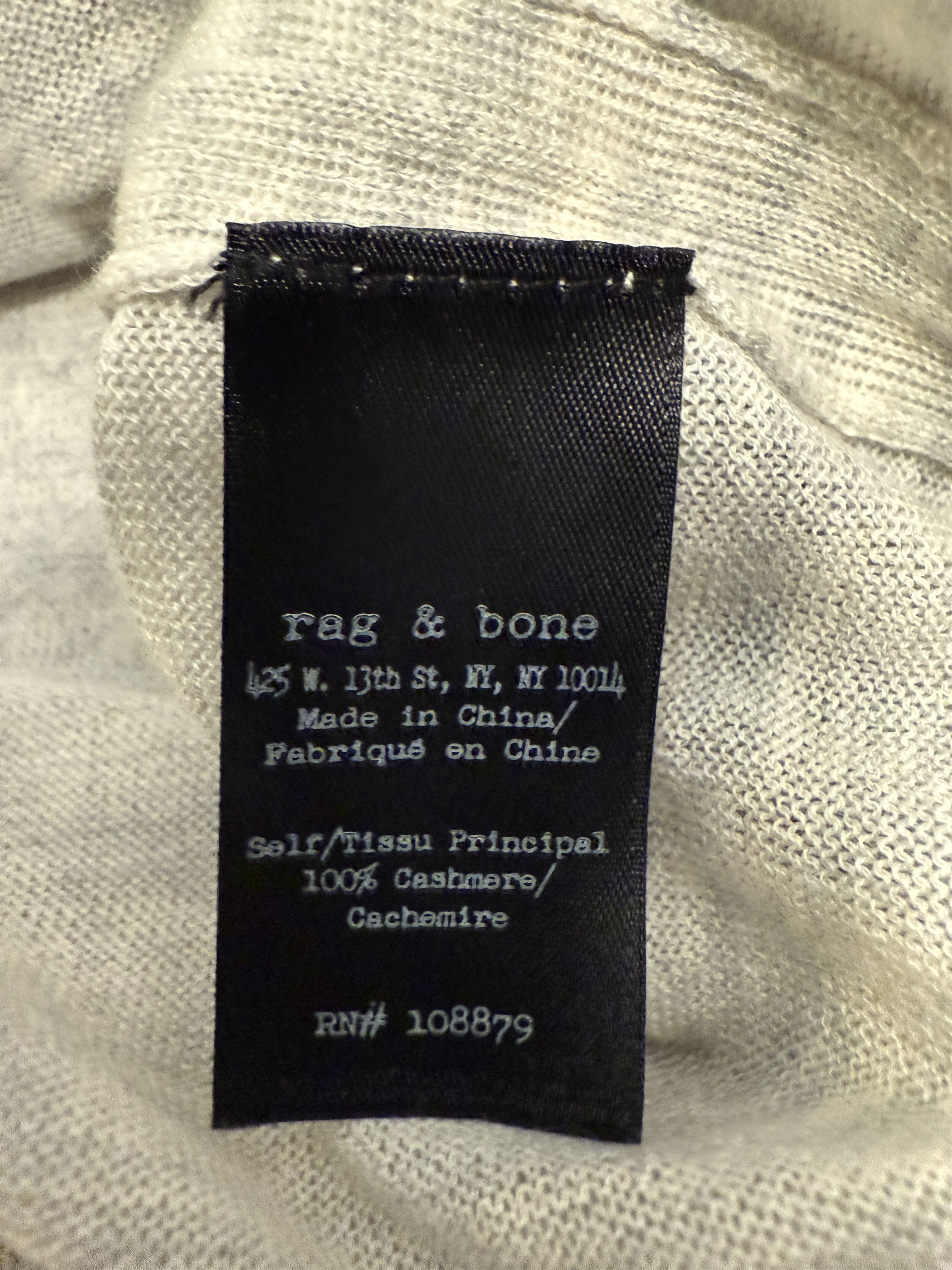 Rag & Bone New Rag&Bone light weight 100% cashmere sweater XL Size US XL / EU 56 / 4 - 5 Thumbnail