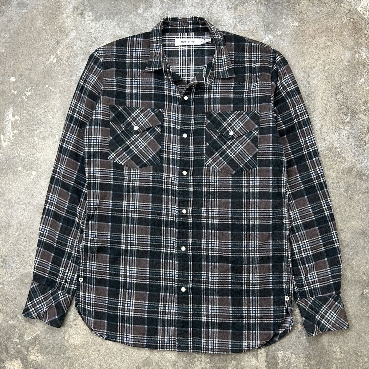 Japanese Brand × Nonnative Nonnative - Pearl Button Western Shirt Size US S / EU 44-46 / 1 - 1 Thumbnail