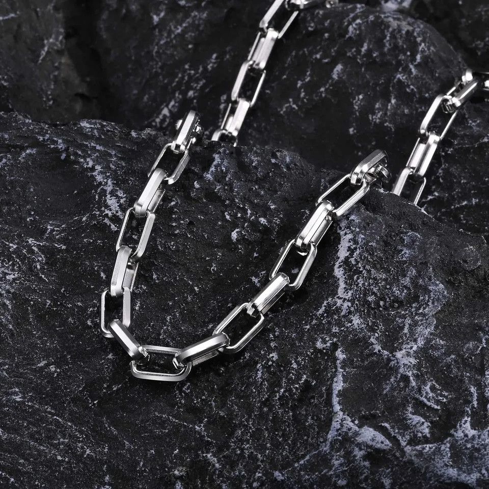 Jewelry Mprainbow Bold Rectangle Chain Necklaces Size ONE SIZE - 5 Thumbnail
