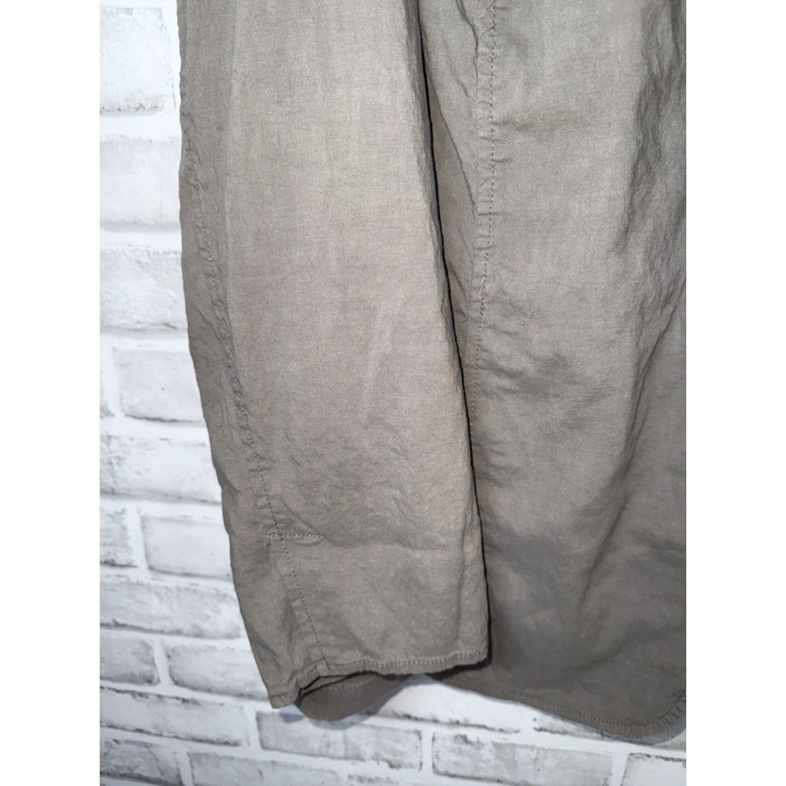 Eileen Fisher VINTAGE Eileen Fisher Women’s Jacket Linen Blend 1X Beige Italian Style Full Zip Size XL / US 12-14 / IT 48-50 - 5 Thumbnail