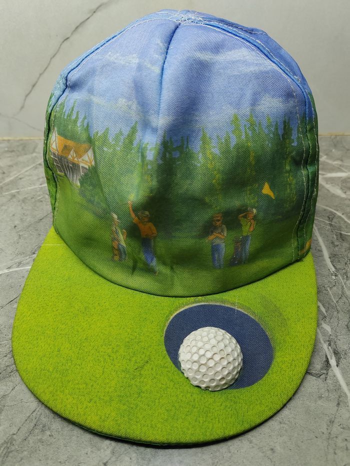 Vintage Vintage Golf Fullprint Cap Hat Size ONE SIZE - 1 Thumbnail