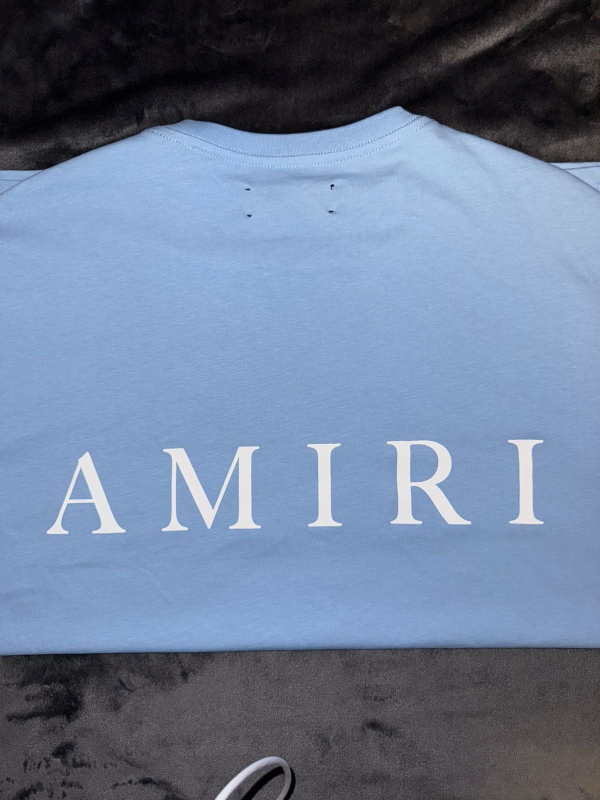 Amiri Amiri Logo Tee Blue size XL Size US XL / EU 56 / 4 - 2 Thumbnail