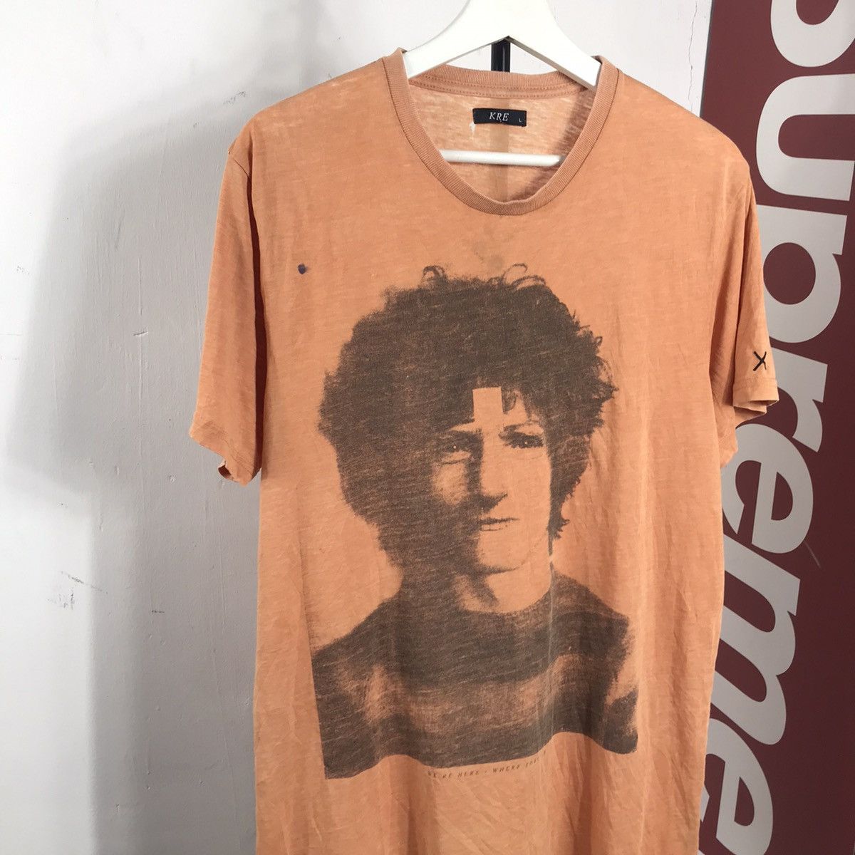 Band Tees RARE DISTRESS BOB DYLAN PHOTOTEE PETTY NEIL YOUNG HENDRIX Size US L / EU 52-54 / 3 - 3 Thumbnail