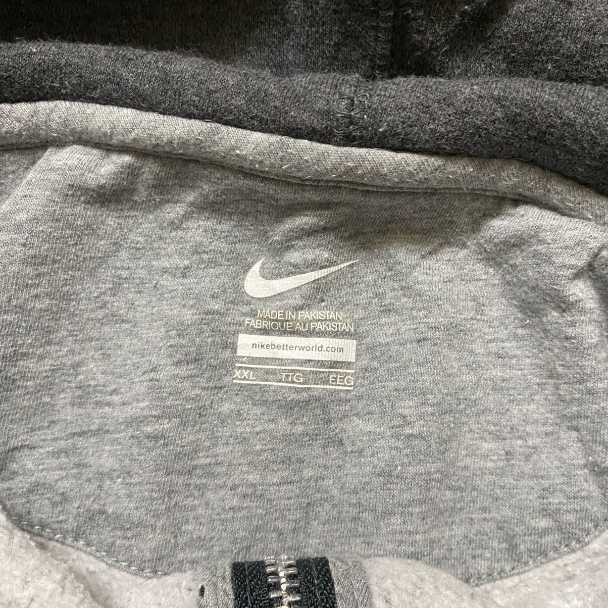 Nike × Vintage Vintage NIKE Swoosh Small Logo Hoodies Size US XXL / EU 58 / 5 - 6 Thumbnail