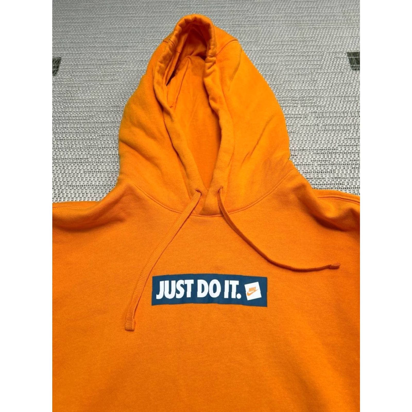 Nike Nike JDI Fleece BST Hoodie Men Large Orange Cotton Just Do It Running Athleisure Size US L / EU 52-54 / 3 - 3 Thumbnail