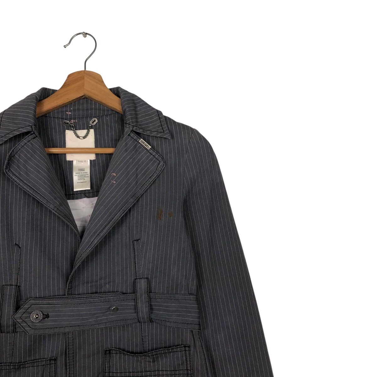Diesel 📌Hickory Chore Work Striped Jacket Diesel Issey Miyake Size US S / EU 44-46 / 1 - 7 Thumbnail