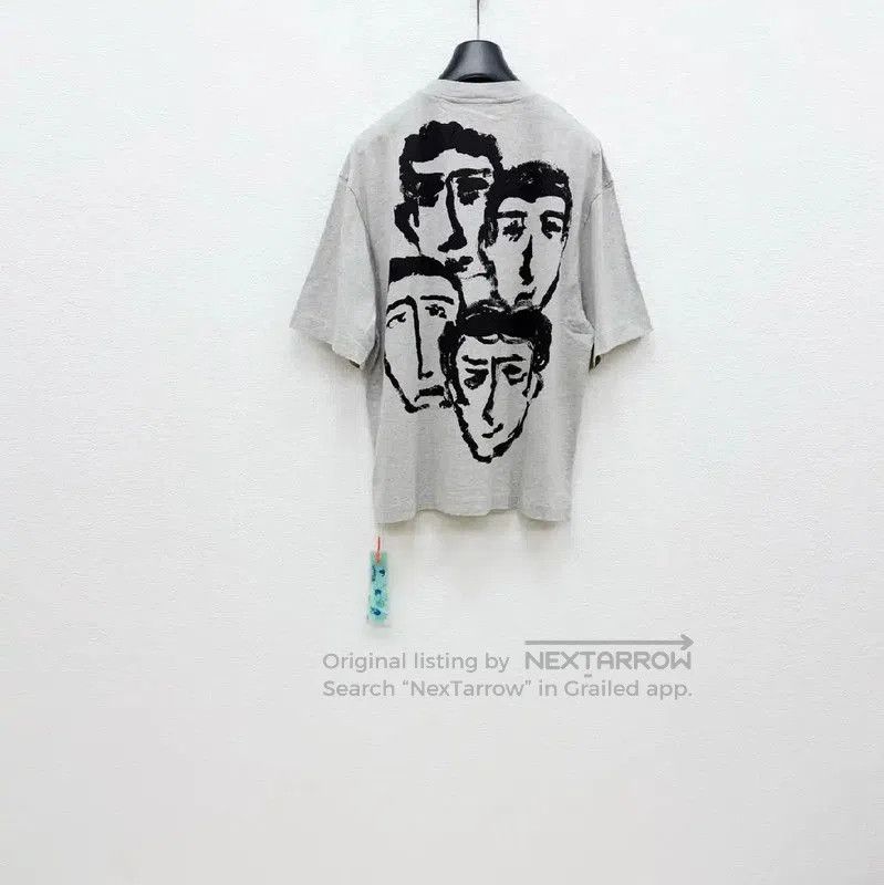 Off-White Off-White Gray Cotton Short Sleeve T-Shirt . Size US S / EU 44-46 / 1 - 4 Thumbnail