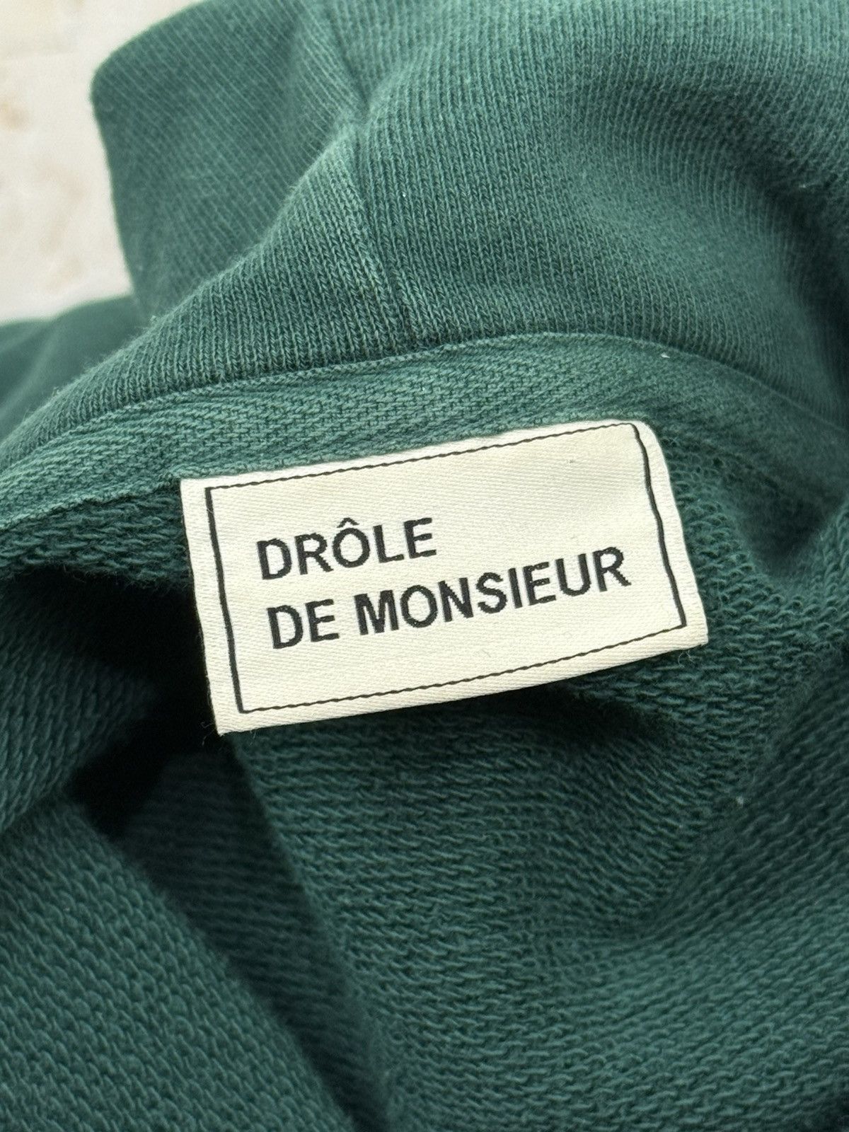 Drole De Monsieur Drole De Monsieur Slogan Classique Hoodie Oversized L Green Size US L / EU 52-54 / 3 - 6 Thumbnail