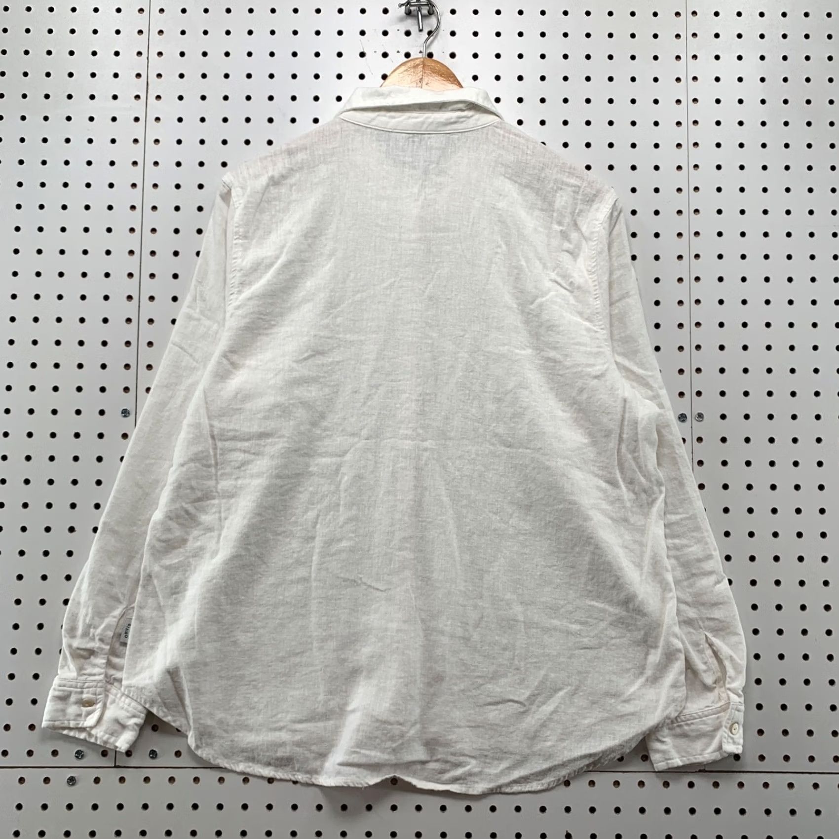 Orvis Orvis Linen Blend Button Shirt Womens XL White Long Sleeve 22x27 Size XL / US 12-14 / IT 48-50 - 2 Thumbnail