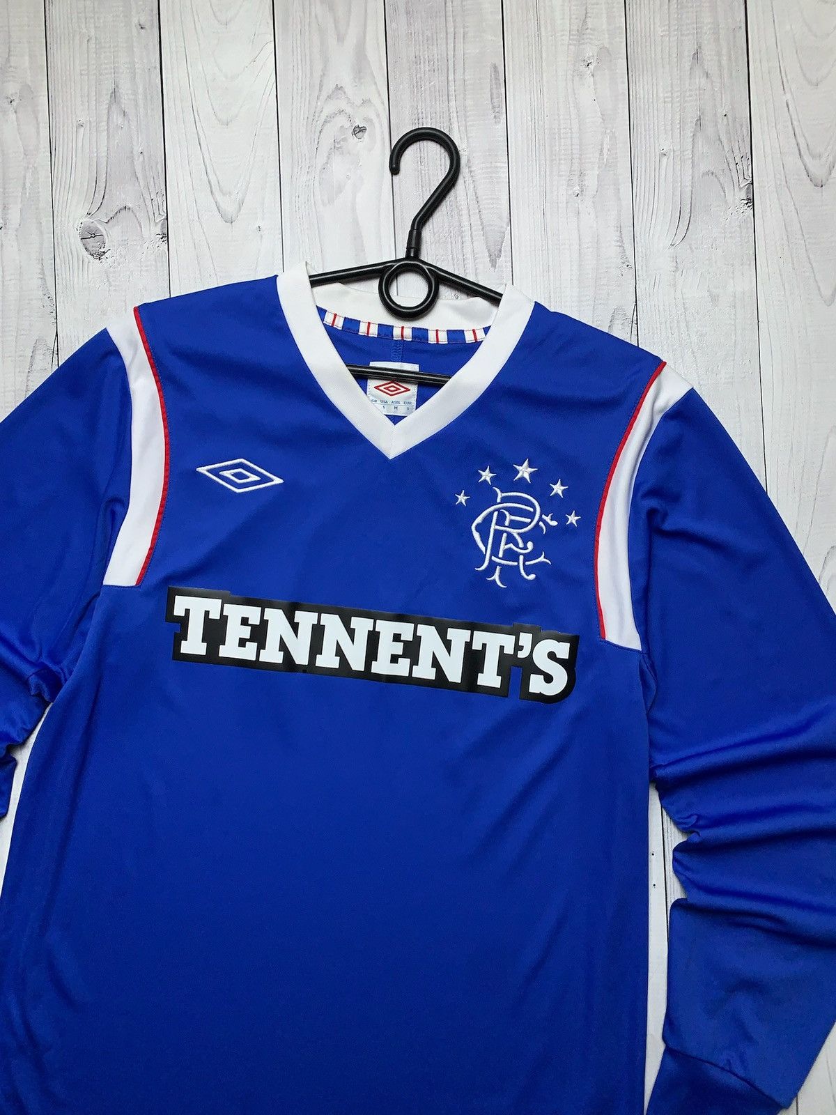 Umbro × Vintage Vintage Umbro Rangers soccer jersey size S long sleeve Size US S / EU 44-46 / 1 - 2 Thumbnail