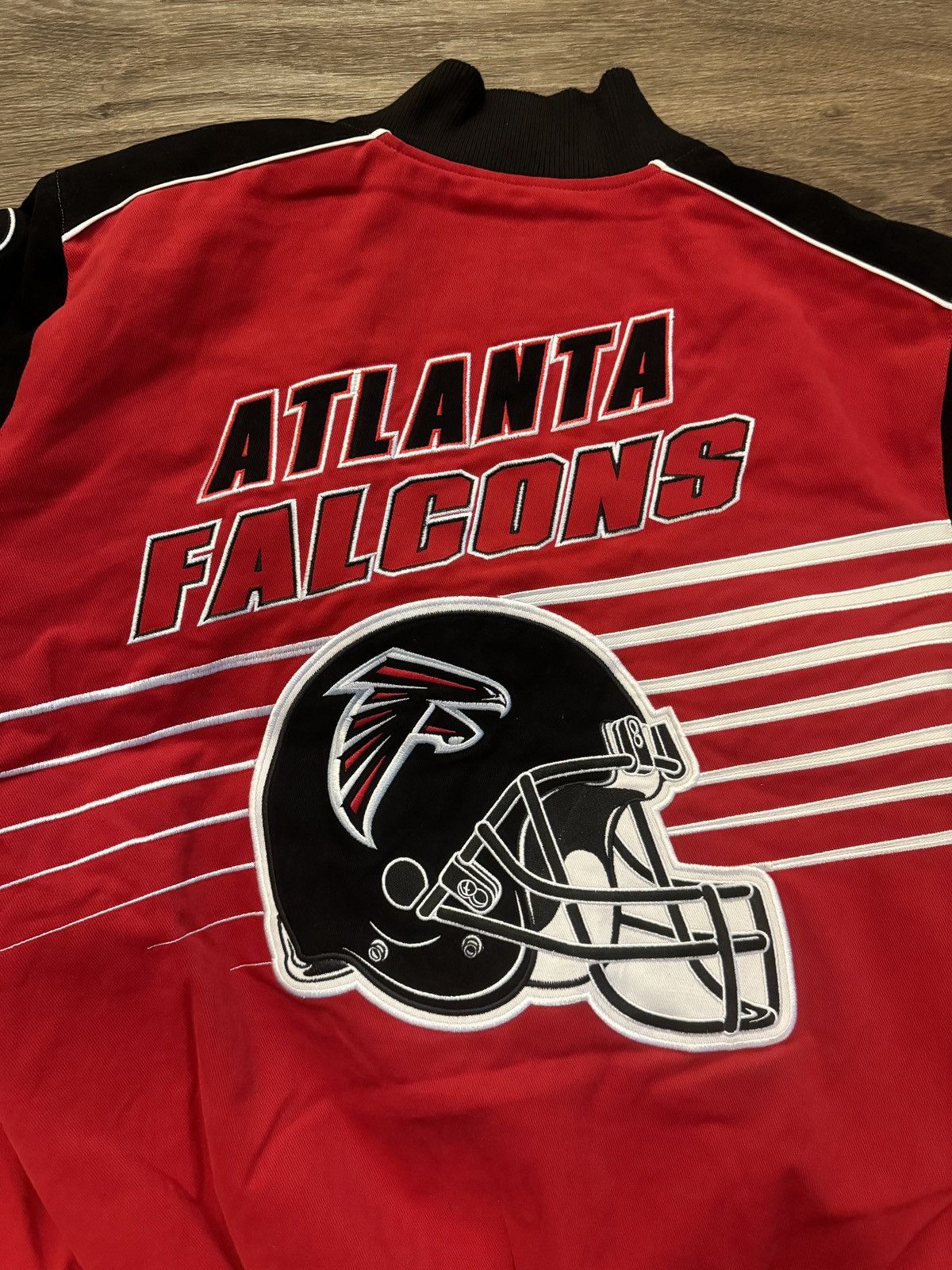 NFL Atlanta Falcons NFL G-III Men's Snap-Up Twill Jacket Size 3X Size US XXL / EU 58 / 5 - 2 Thumbnail