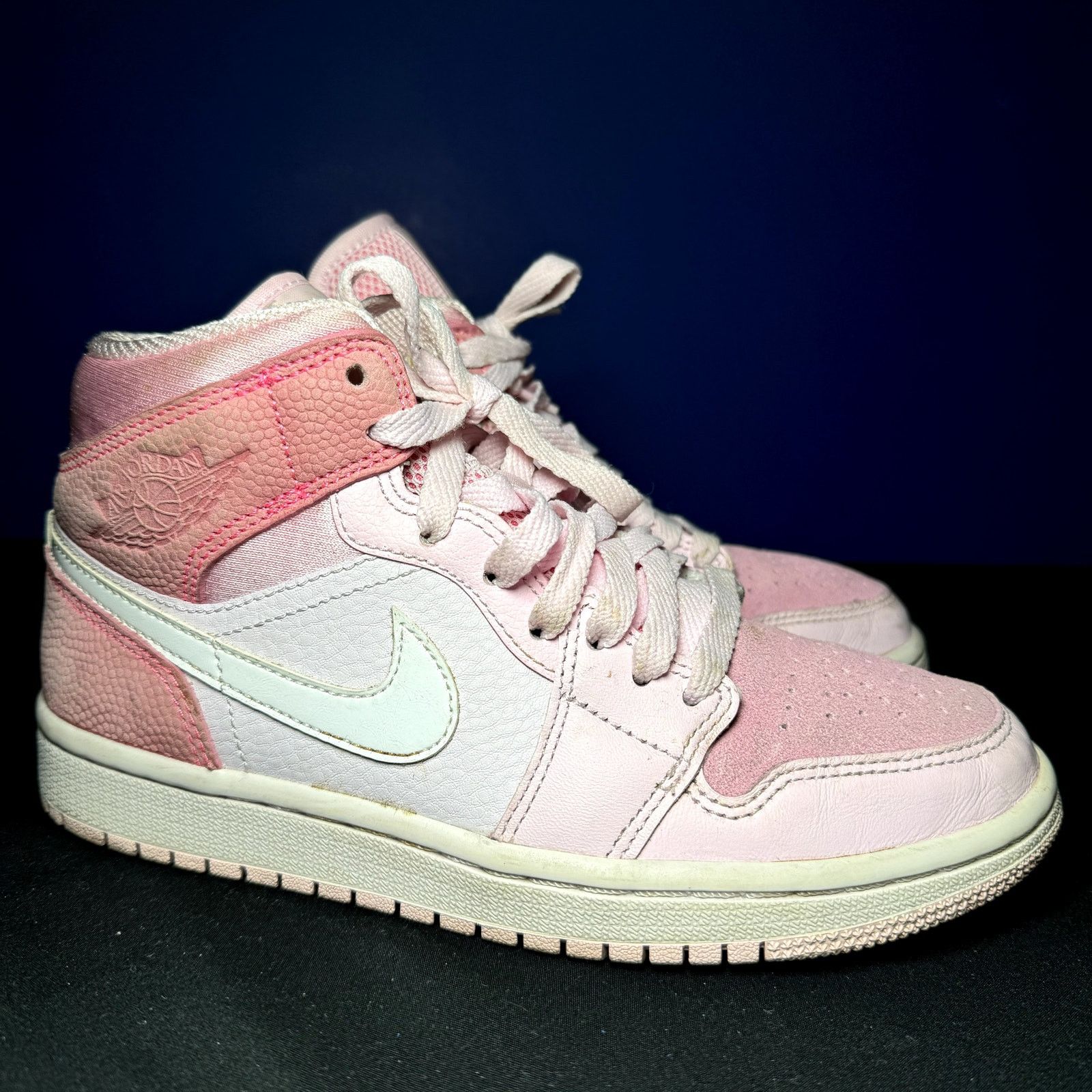 Jordan Brand × Nike Wmns Air Jordan 1 Mid Digital Pink Women's Shoes - Size 6 Size US 6 / IT 36 - 1 Thumbnail