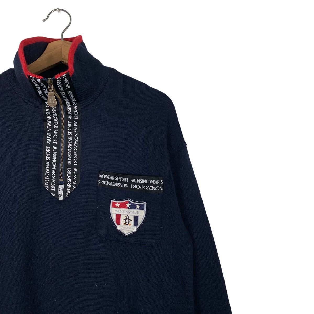 Grand Slam MUNSINGWEAR Half Zip Turtle Neck Sweatshirt #0649-C30 Size US M / EU 48-50 / 2 - 5 Thumbnail