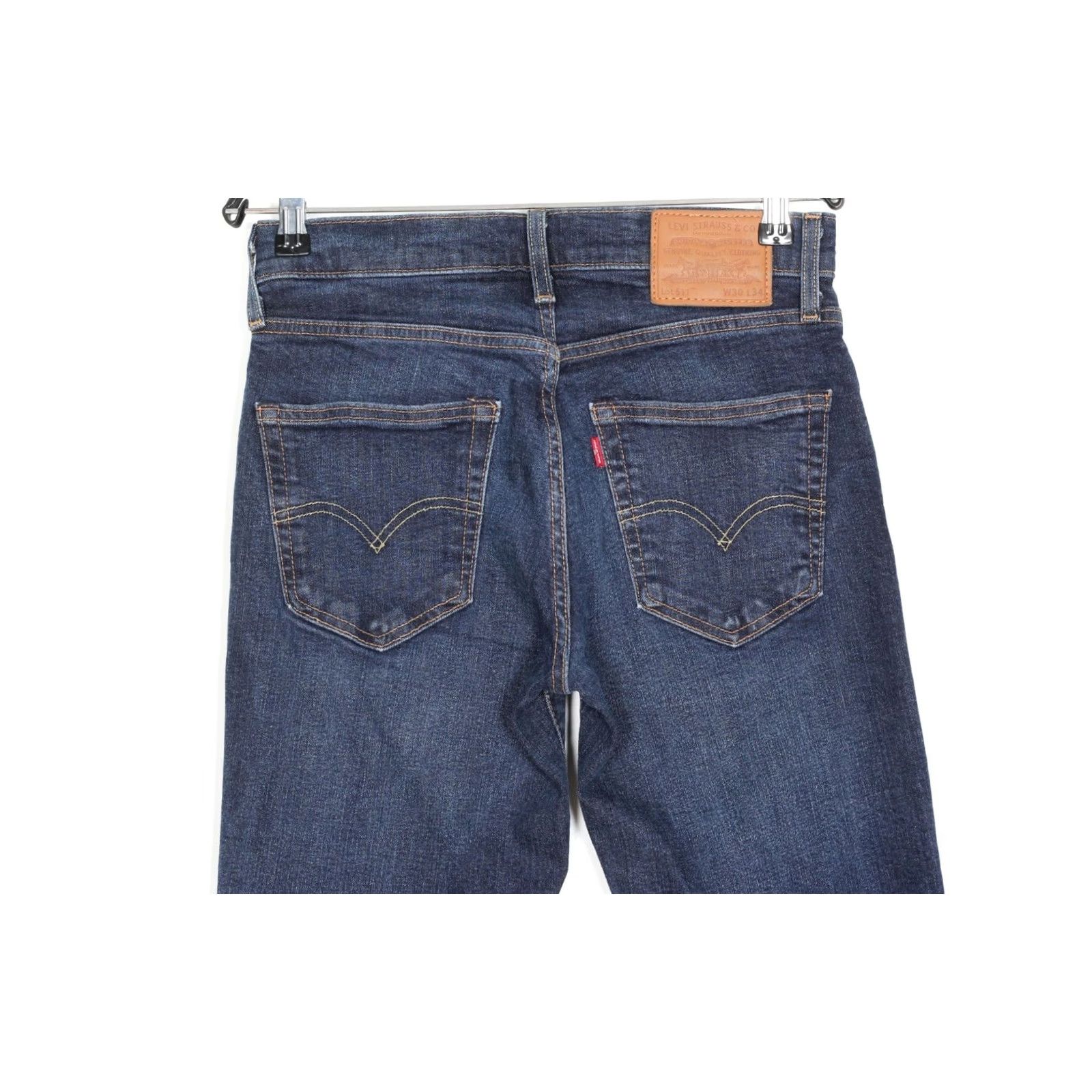 Levi's VINTAGE LEVI’S 511 PREMIUM Big E Slim Fit Jeans Men 30/34 W30 L34 Blue/Denim Slim Mens Size US 30 / EU 46 - 4 Thumbnail