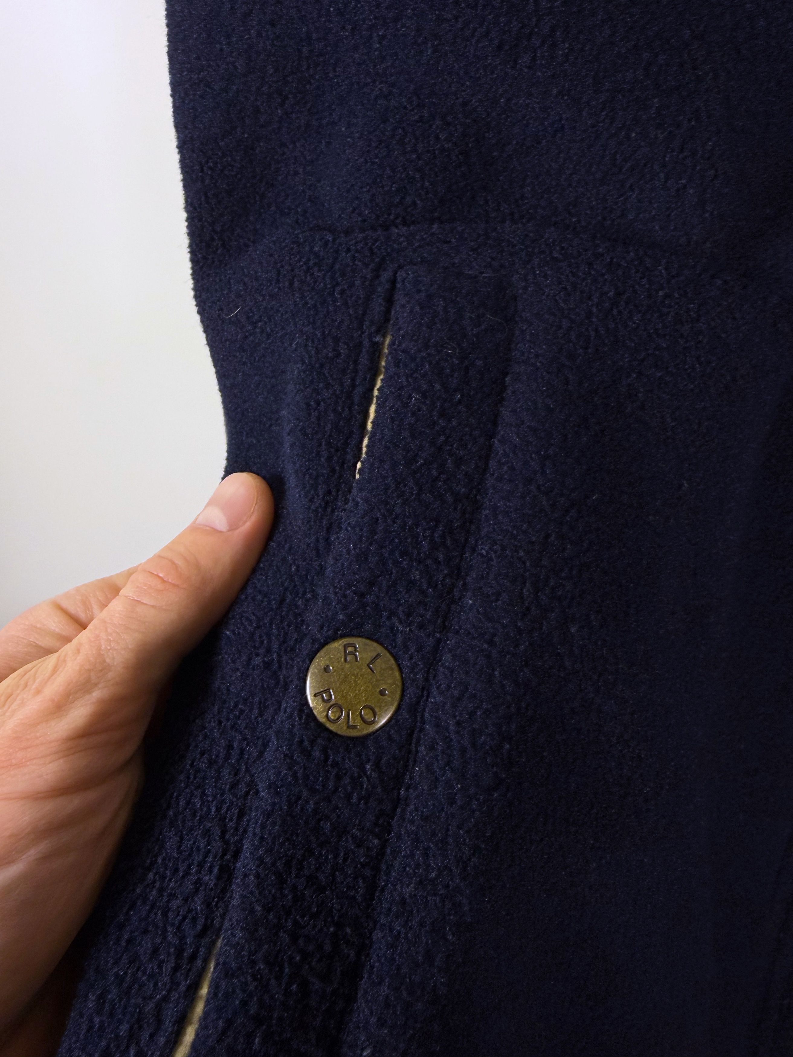 Polo Ralph Lauren Men's Vintage Polo Ralph Lauren Blue Fleece Jacket (M) Size US M / EU 48-50 / 2 - 5 Thumbnail