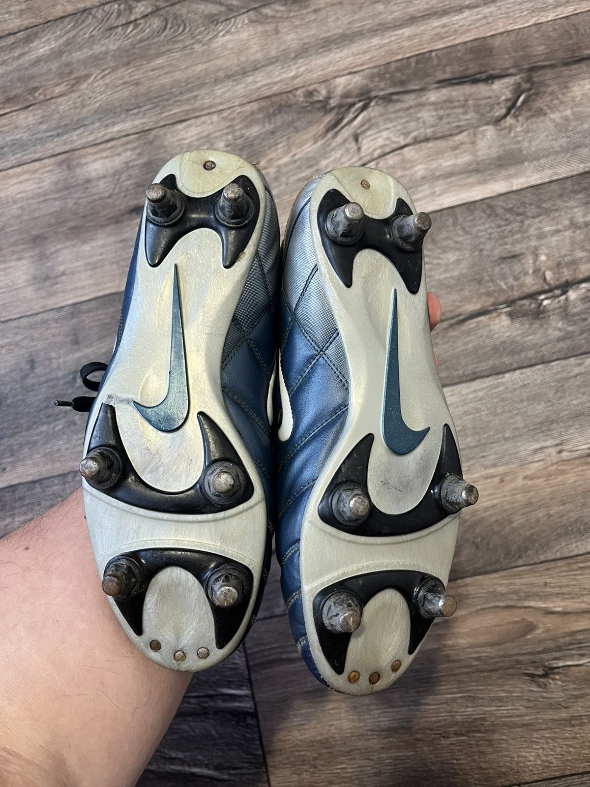 Nike × Vintage Vintage Nike Total90 Leather Football Soccer Boots US8,5 Size US 8.5 / EU 41-42 - 4 Thumbnail