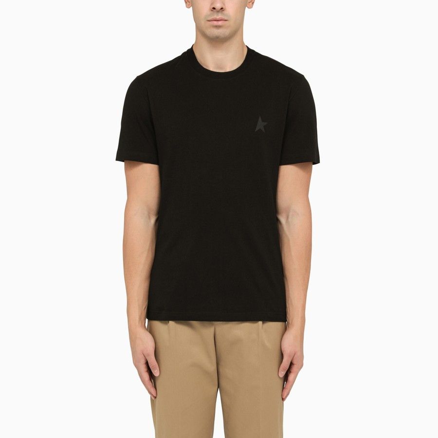 image of Golden Goose O1D2Blof0424 T-Shirt In Black, Men's (Size Medium)