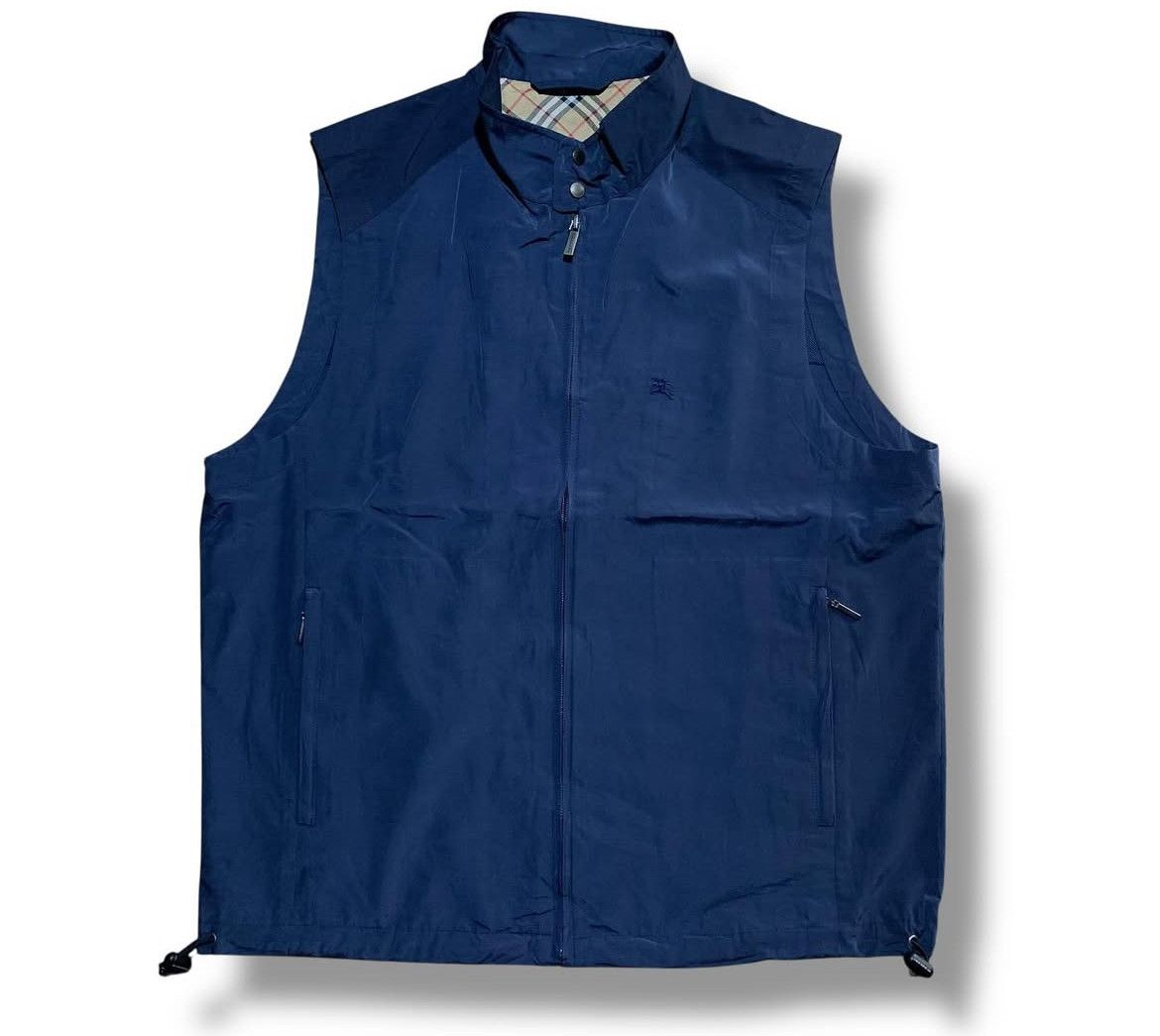 Burberry 2000s Burberry Novacheck Nylon Vest Jacket Size US L / EU 52-54 / 3 - 1 Thumbnail