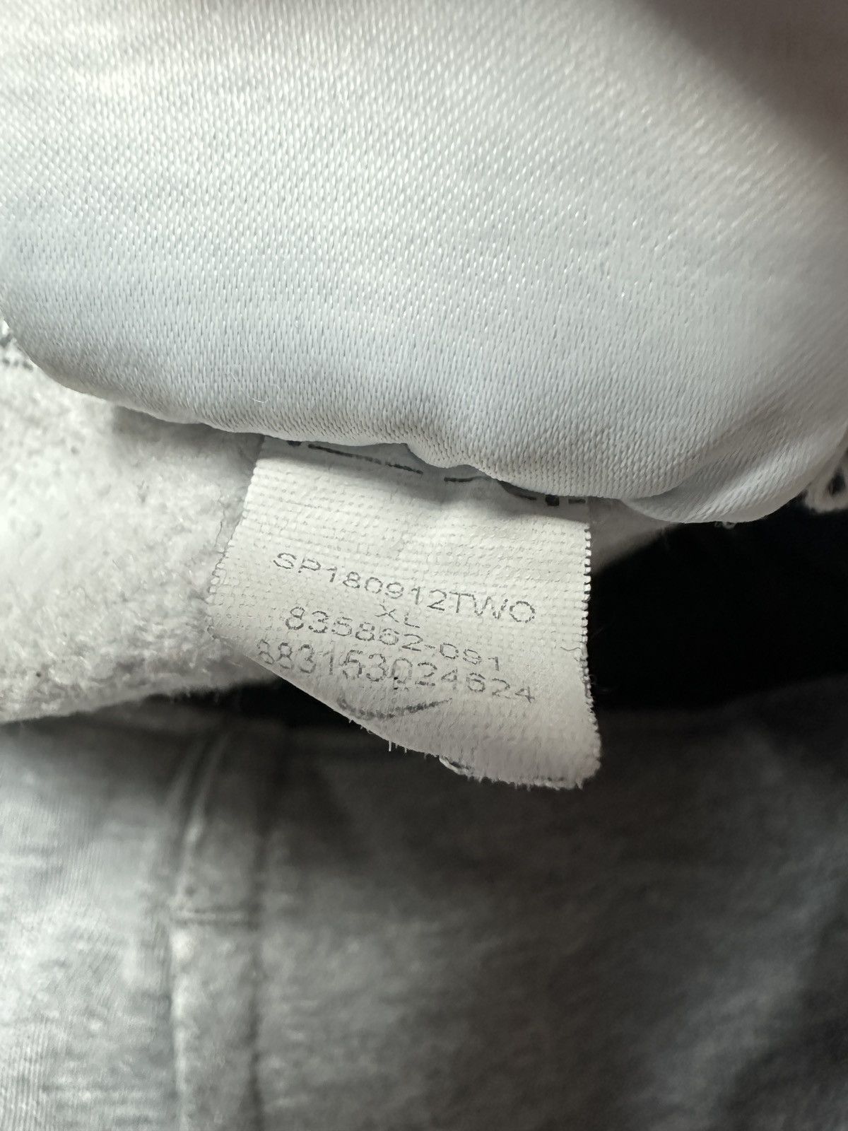 Nike Grey Nike AIR Cotton Fleece Suit Oversize Drill Track Suit Size US XL / EU 56 / 4 - 24 Thumbnail