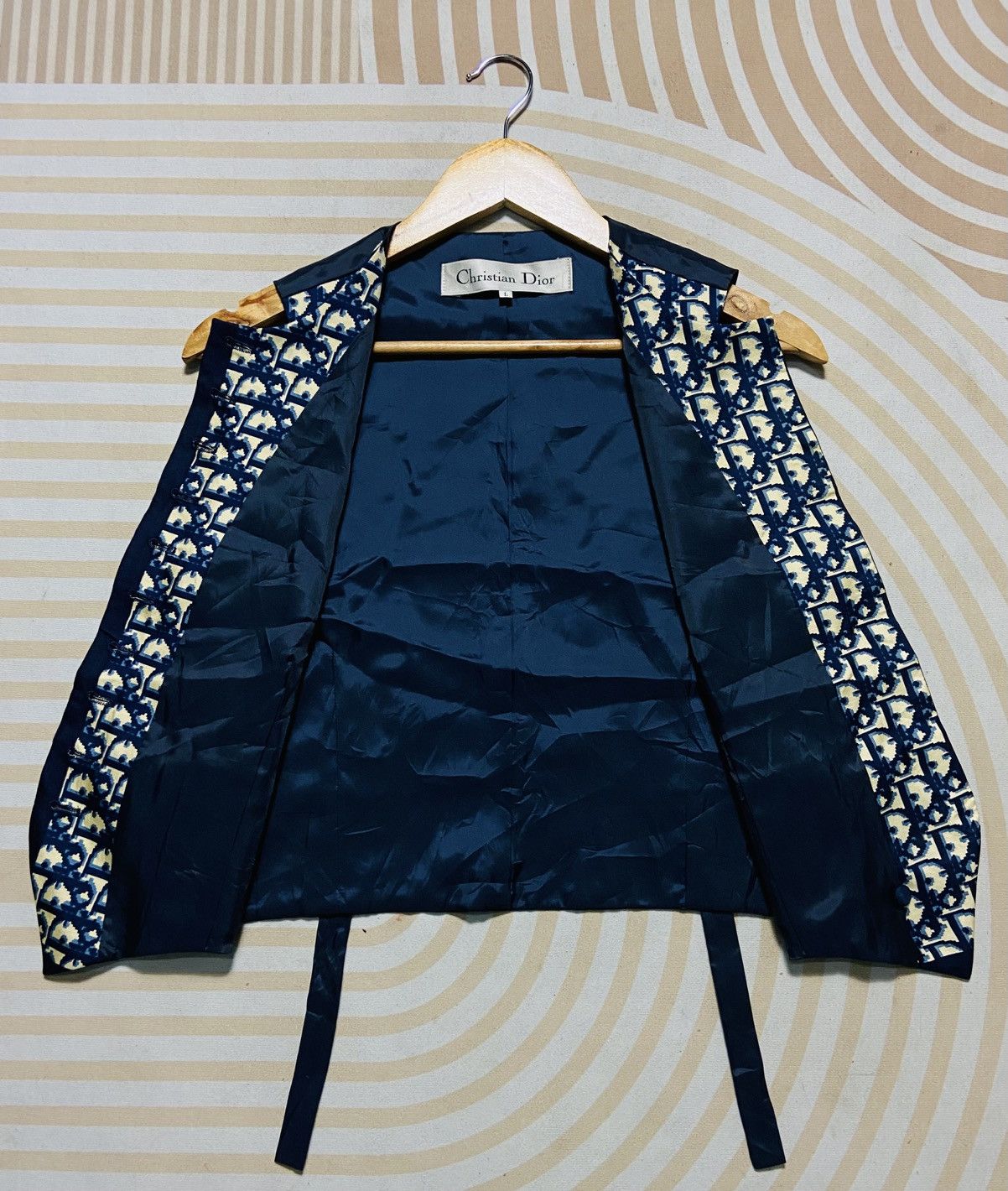 Dior Vintage Christian Dior Monogram Button Up Vest Jacket Size S / US 4 / IT 40 - 5 Thumbnail