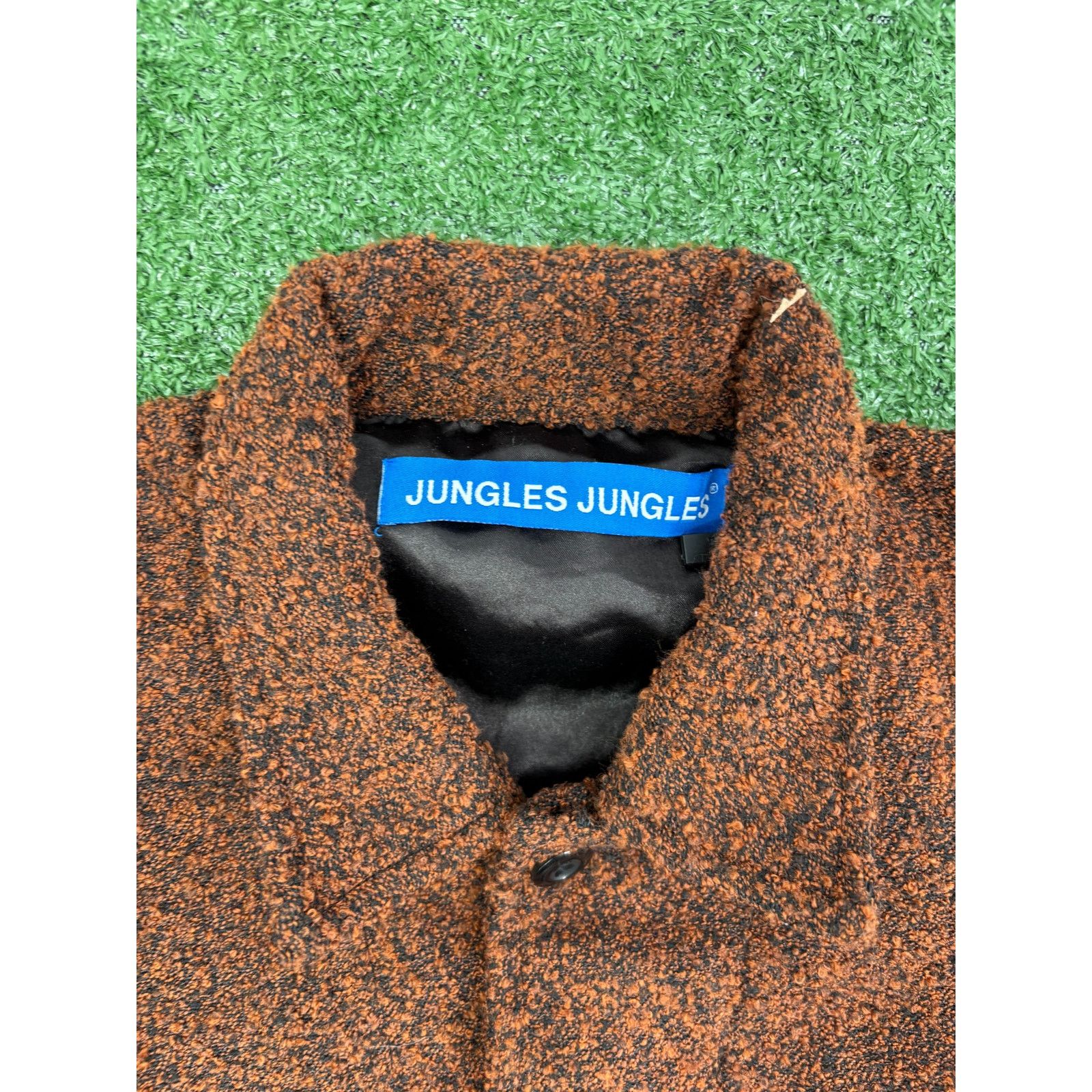 Jungles Jungles Jungles Pleated Static Boucle Brown Jacket Size SM Size US S / EU 44-46 / 1 - 3 Thumbnail