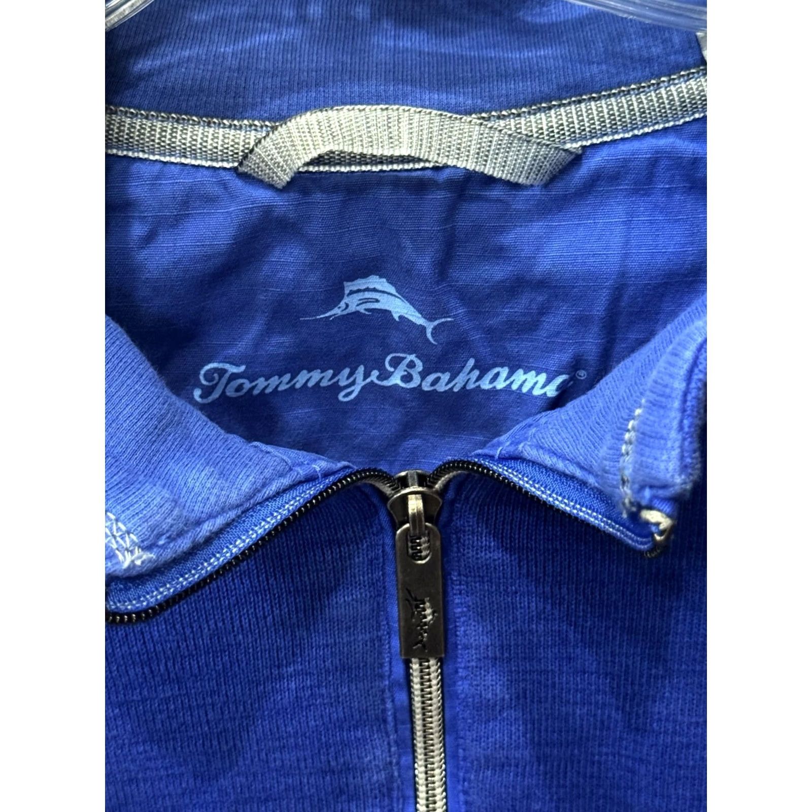 Tommy Bahama Tommy Bahama Sweater XL Mens Bright Blue Zip Multicolor Casual Shirt? Size US XL / EU 56 / 4 - 5 Thumbnail