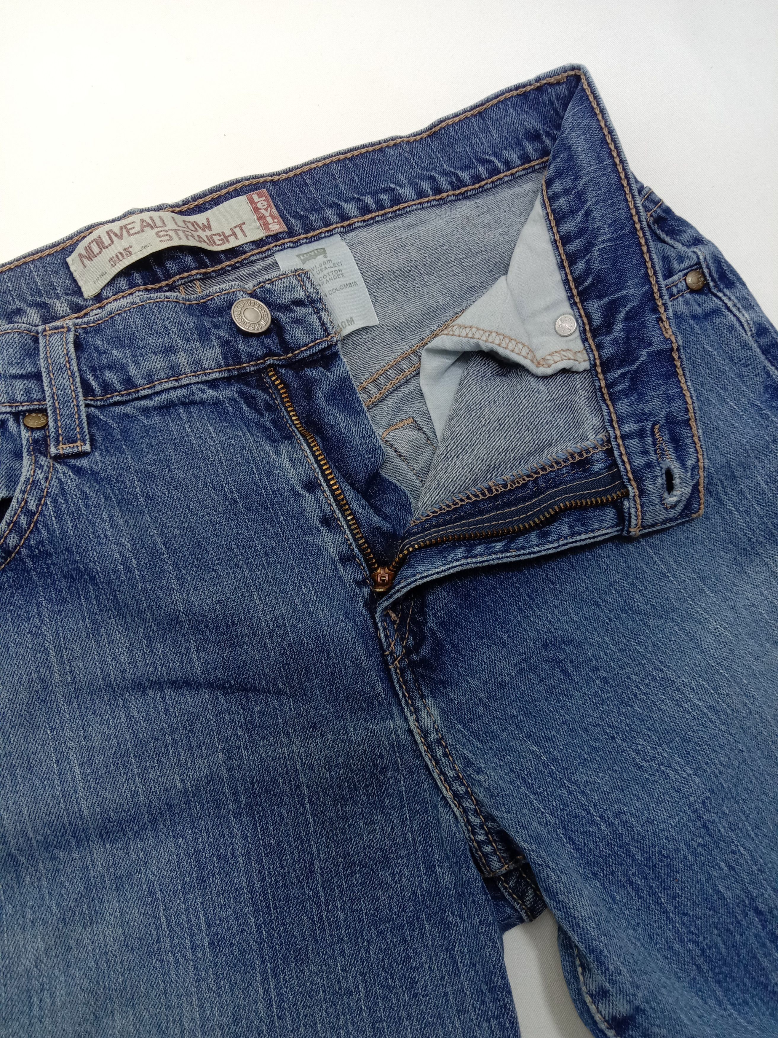 Levi's Vintage Levi's 505 Jeans Nouveau Low Straight Denim Size 31" - 9 Thumbnail