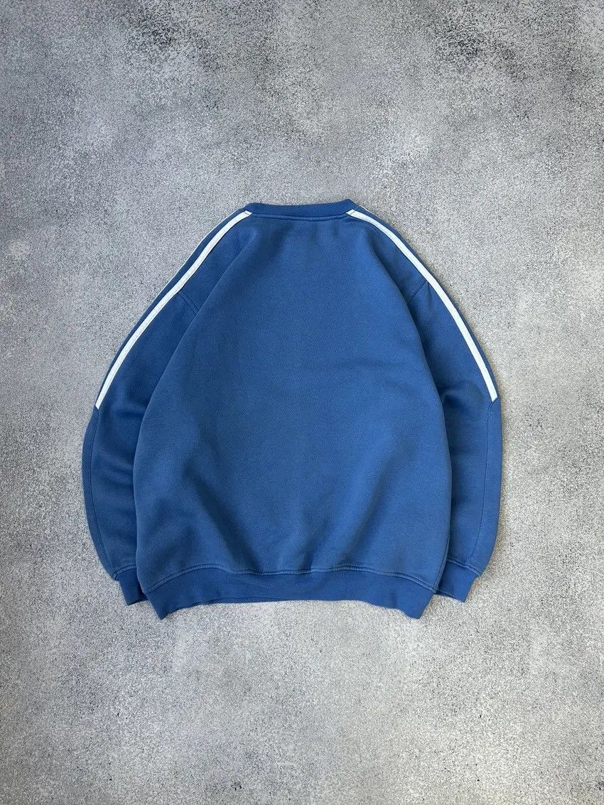 Adidas × Vintage Vintage Adidas 90s Blue Crewneck Sweatshirt Size US M / EU 48-50 / 2 - 11 Thumbnail